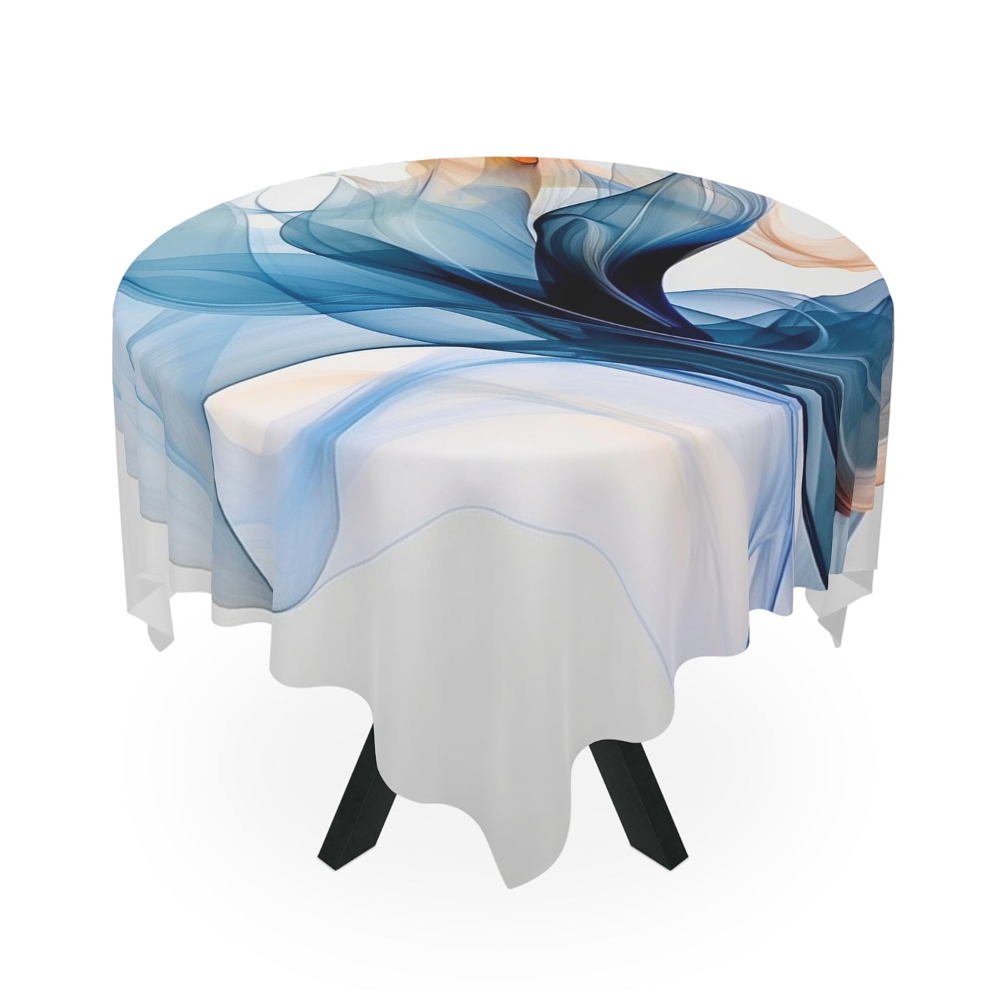 Tablecloth Blue Tluip Abstract 3