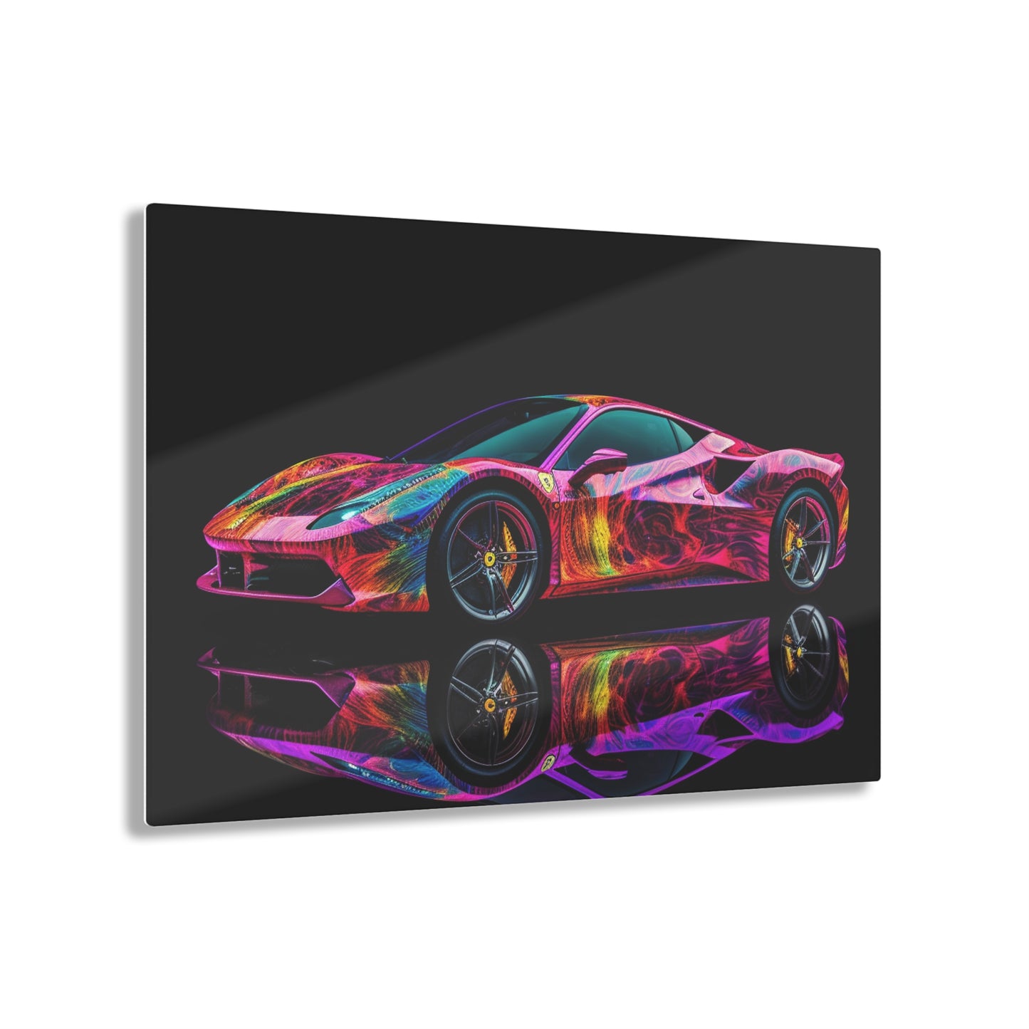 Acrylic Prints Ferrari Color 4