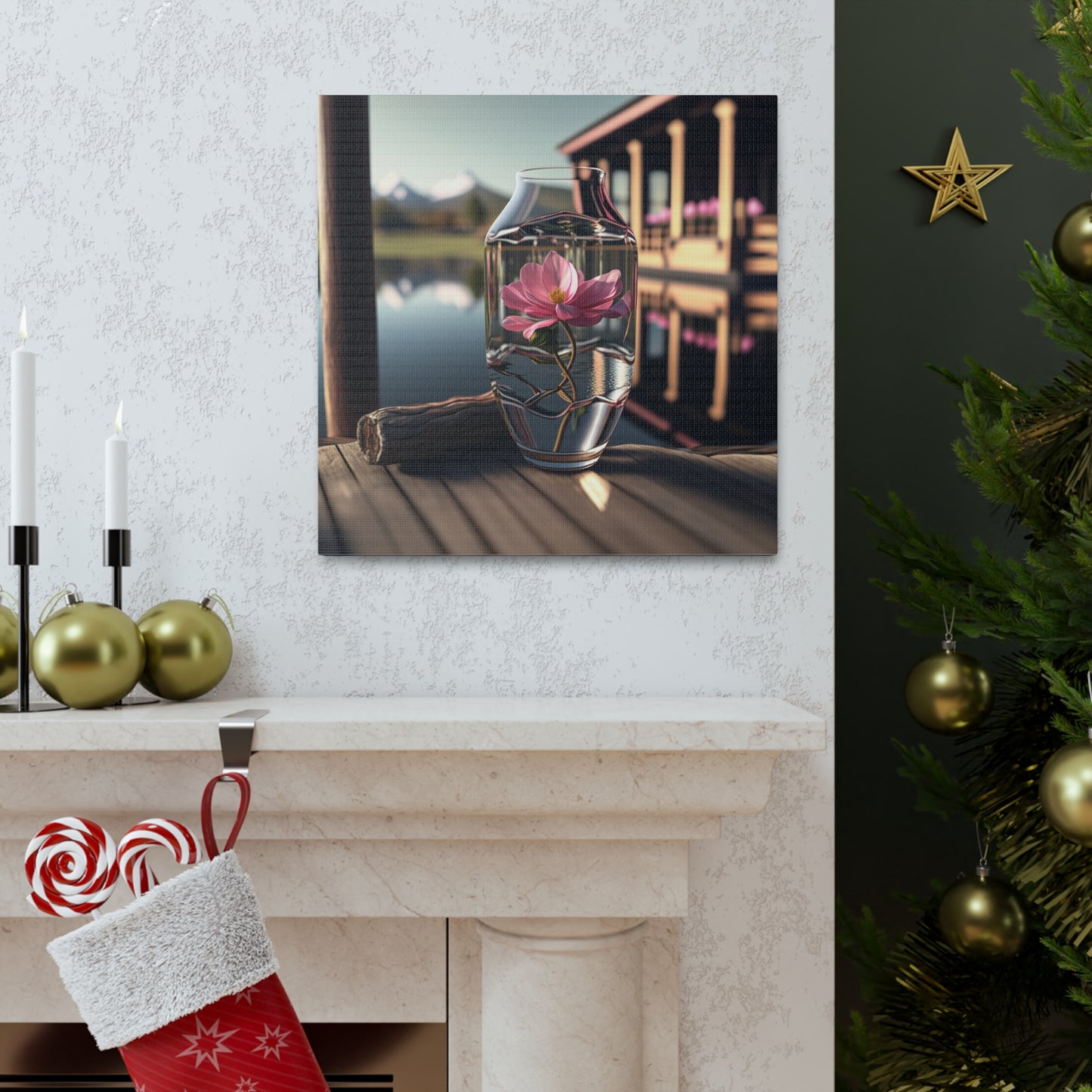 Canvas Gallery Wraps Pink Magnolia 1