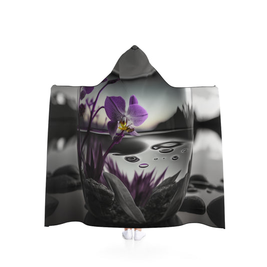 Hooded Blanket Purple Orchid Glass vase 2