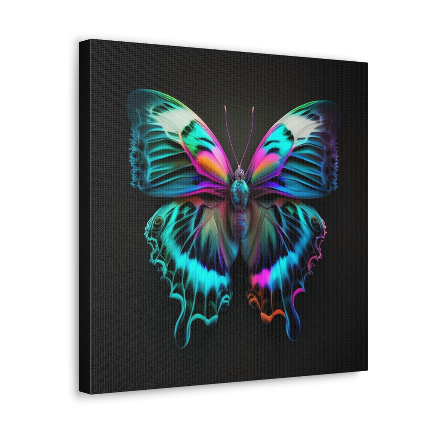 Canvas Gallery Wraps Neon Butterfly Fusion 4