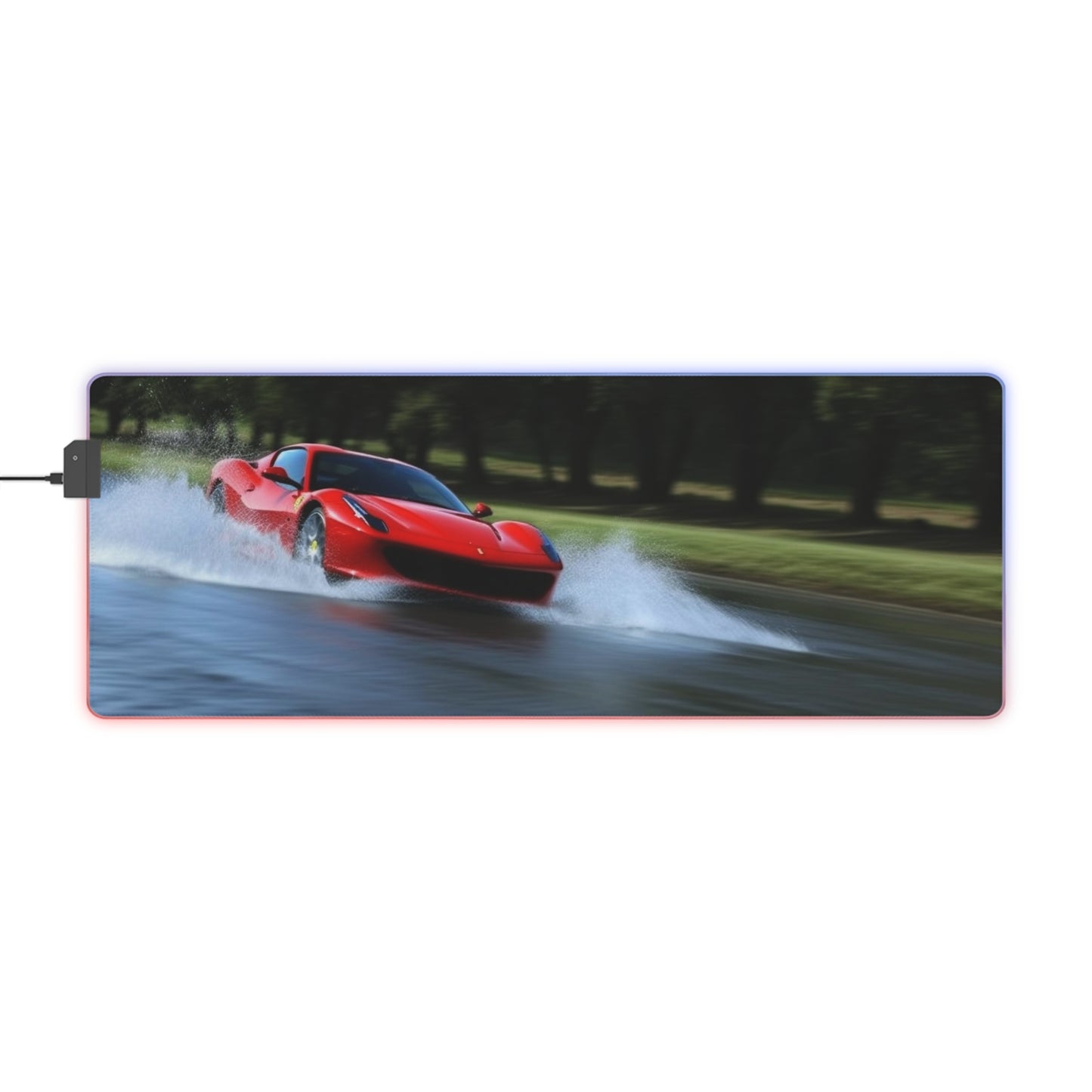 LED Gaming Mouse Pad Water Ferrari Splash 3