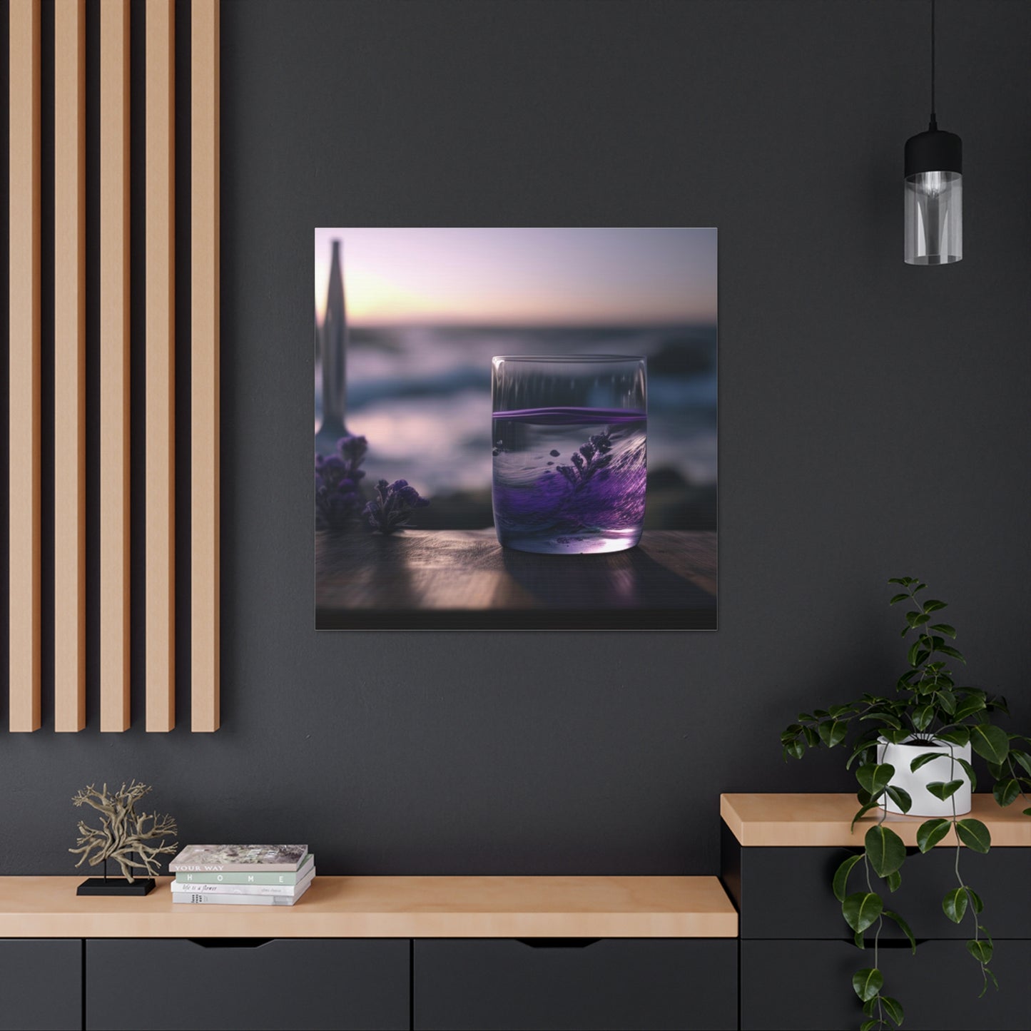 Canvas Gallery Wraps Lavender in a vase 4