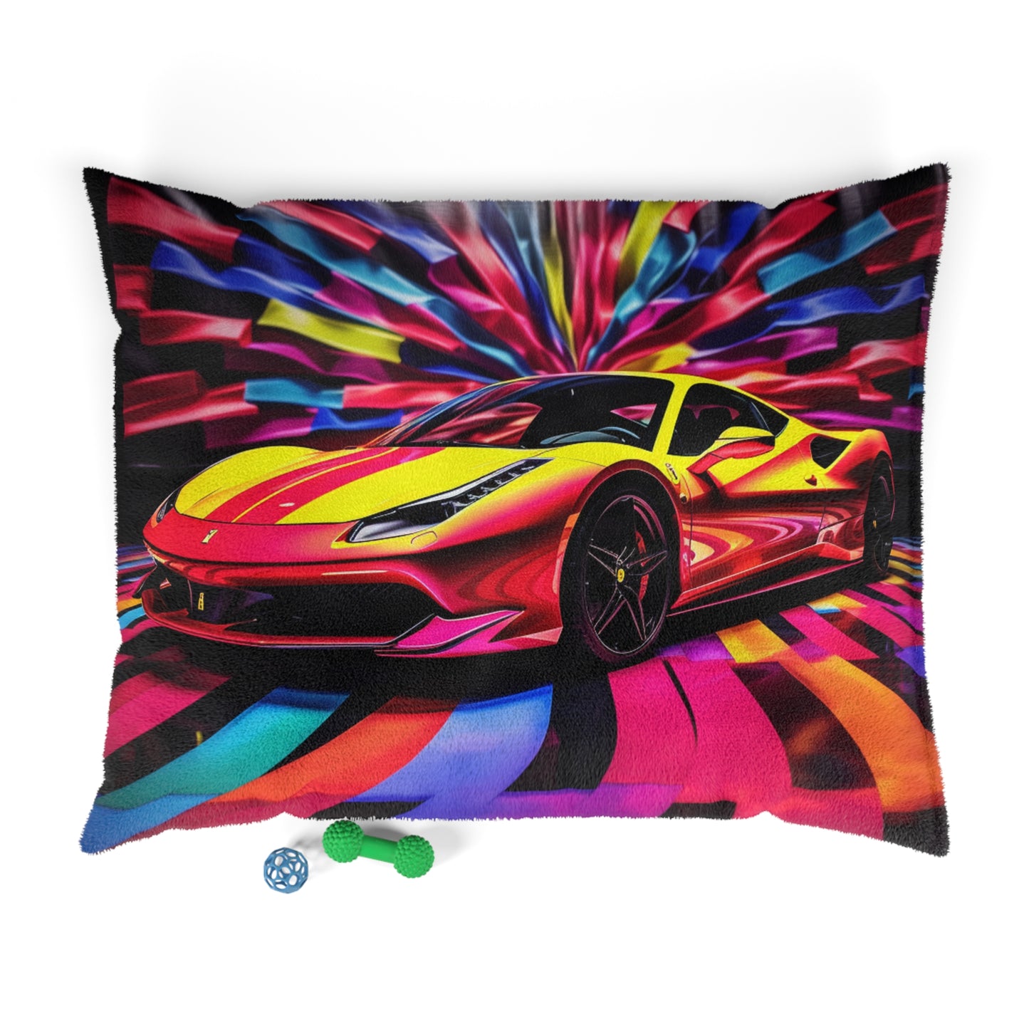Pet Bed Macro Flag Ferrari 3