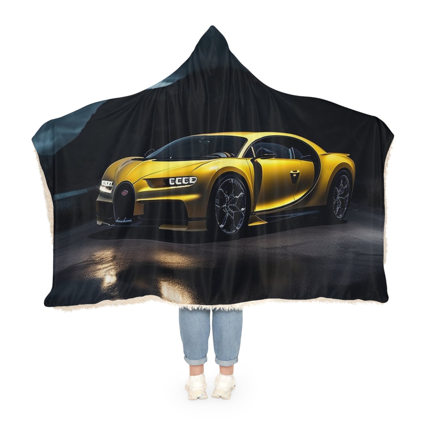 Snuggle Hooded Blanket Bugatti Real Look 4