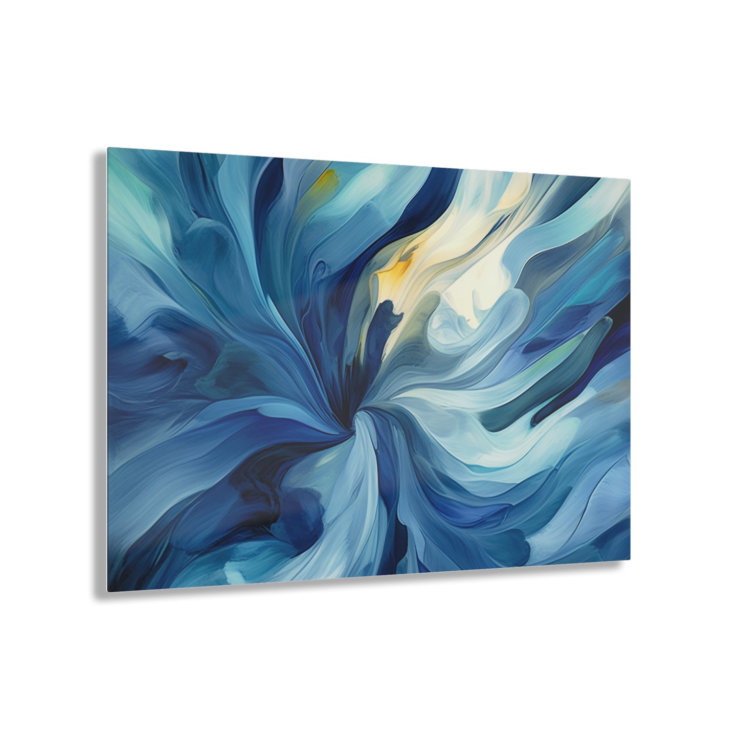 Acrylic Prints Blue Tluip Abstract 4