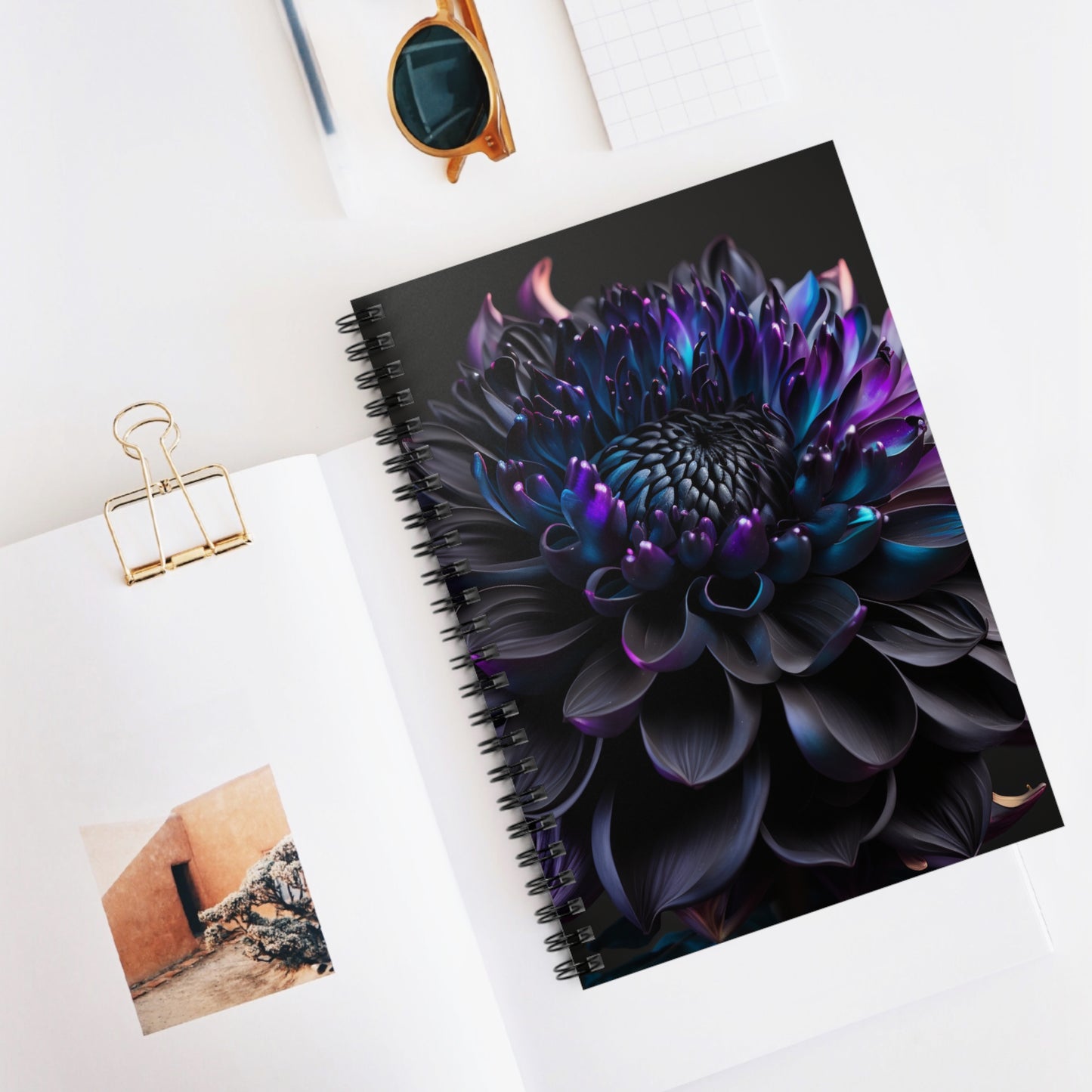 Spiral Notebook - Ruled Line Dahlia Purple 2