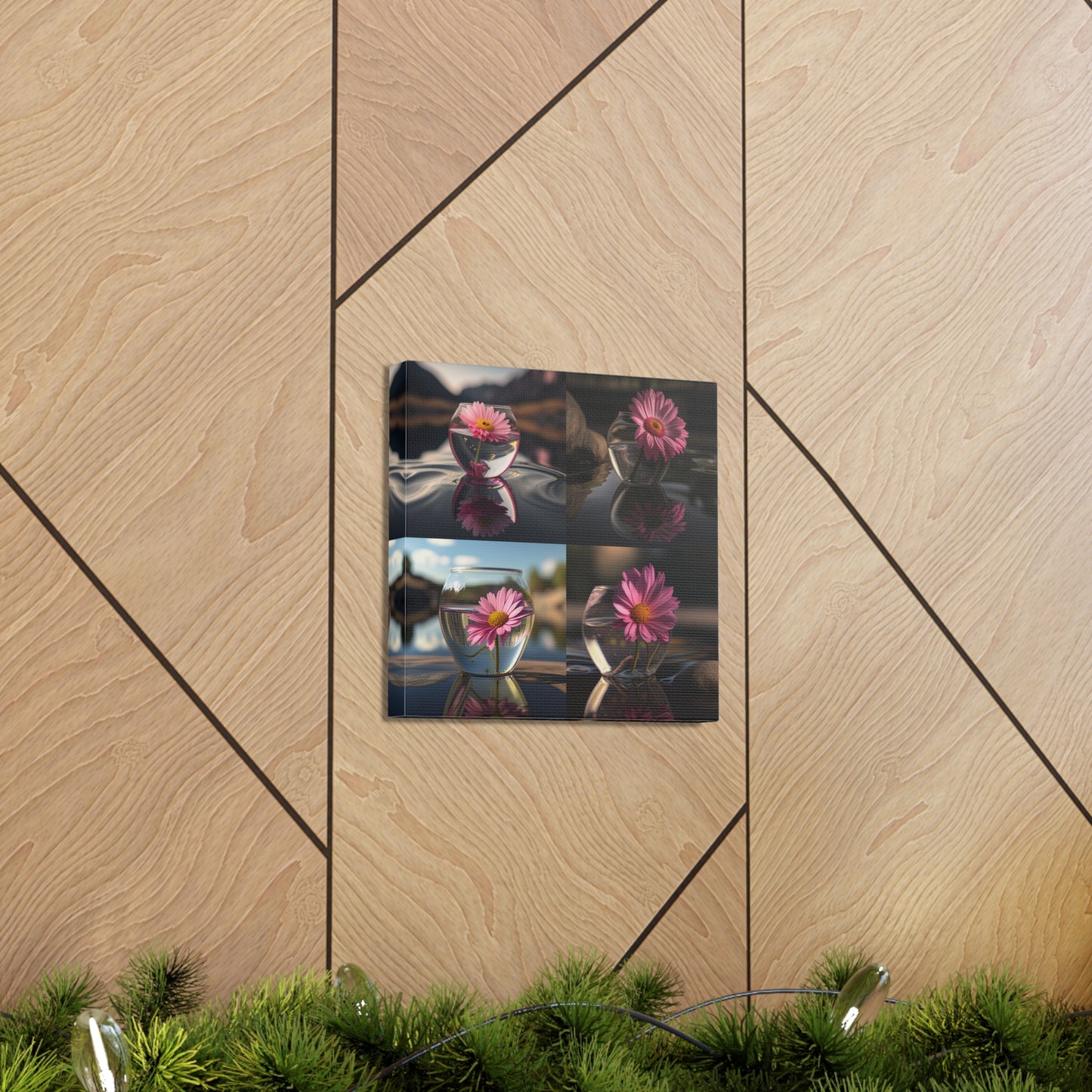 Canvas Gallery Wraps Pink Daisy 5