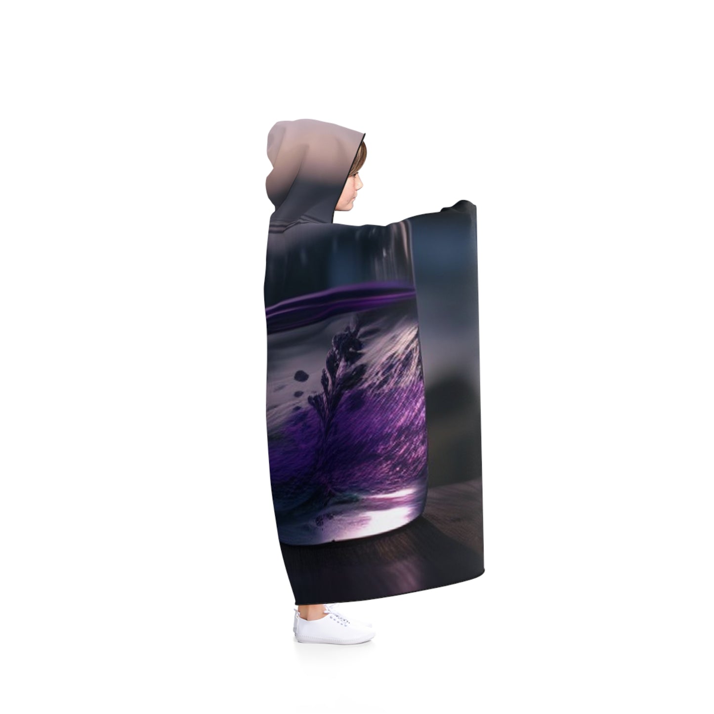 Hooded Blanket Lavender in a vase 4