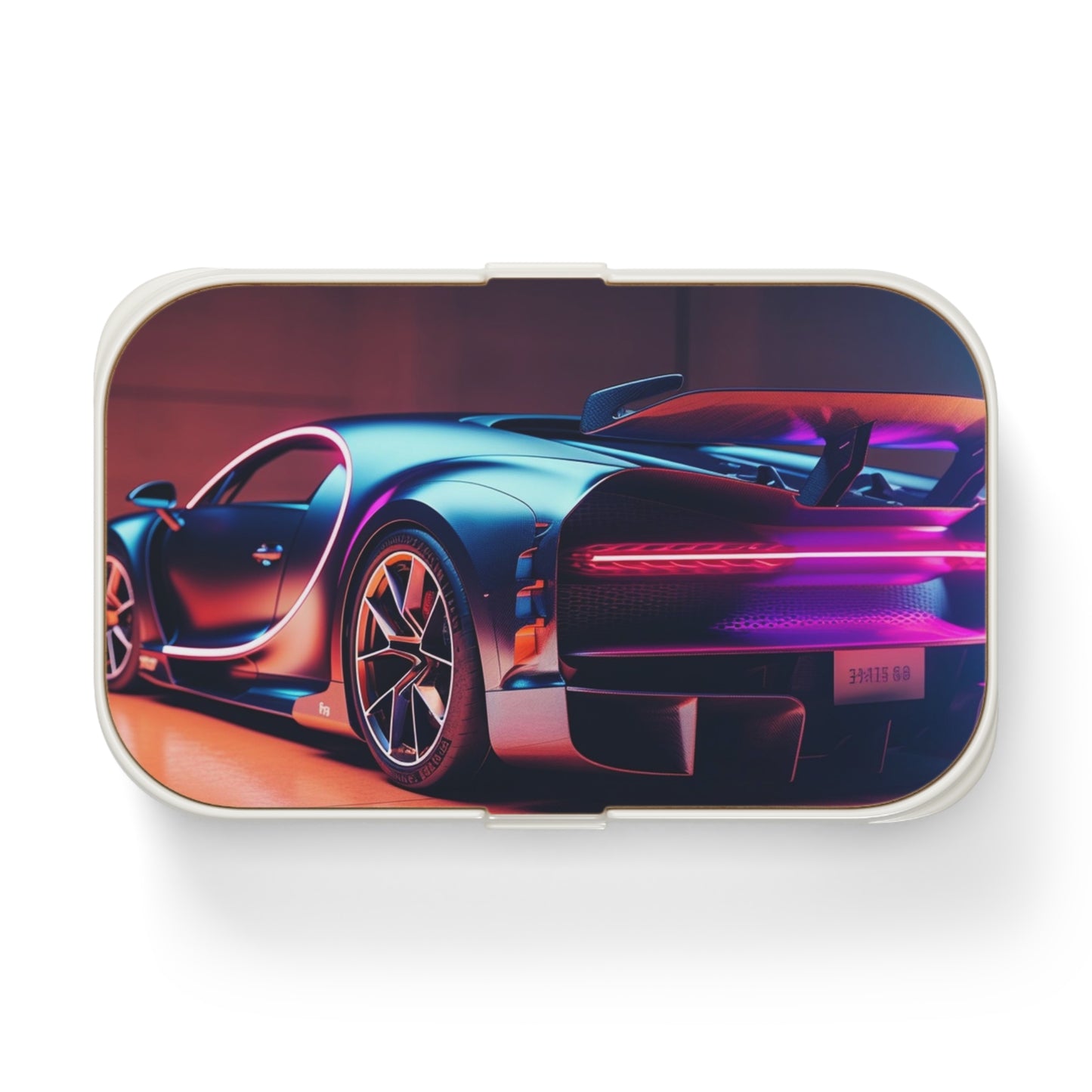 Bento Lunch Box Hyper Bugatti Neon Chiron 2