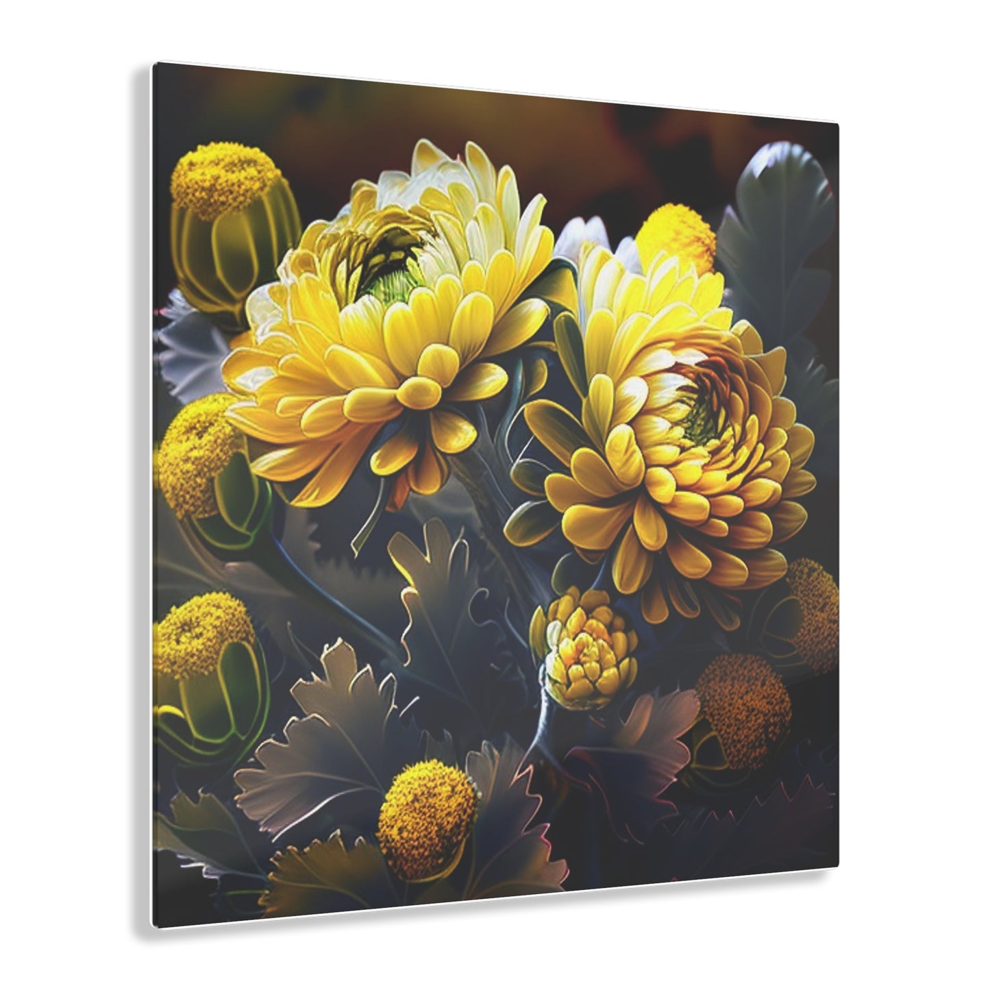 Acrylic Prints Yellow Hermosas Flores Amarillas 3