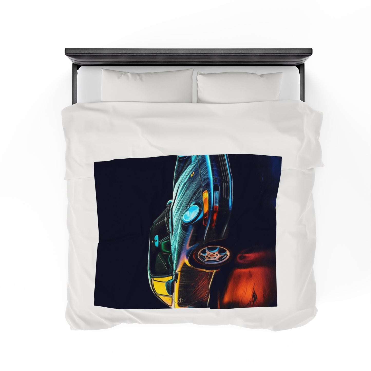 Velveteen Plush Blanket Porsche 933 3