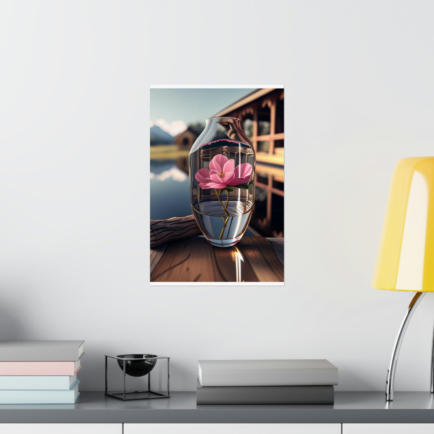 Premium Matte Vertical Posters Pink Magnolia 4