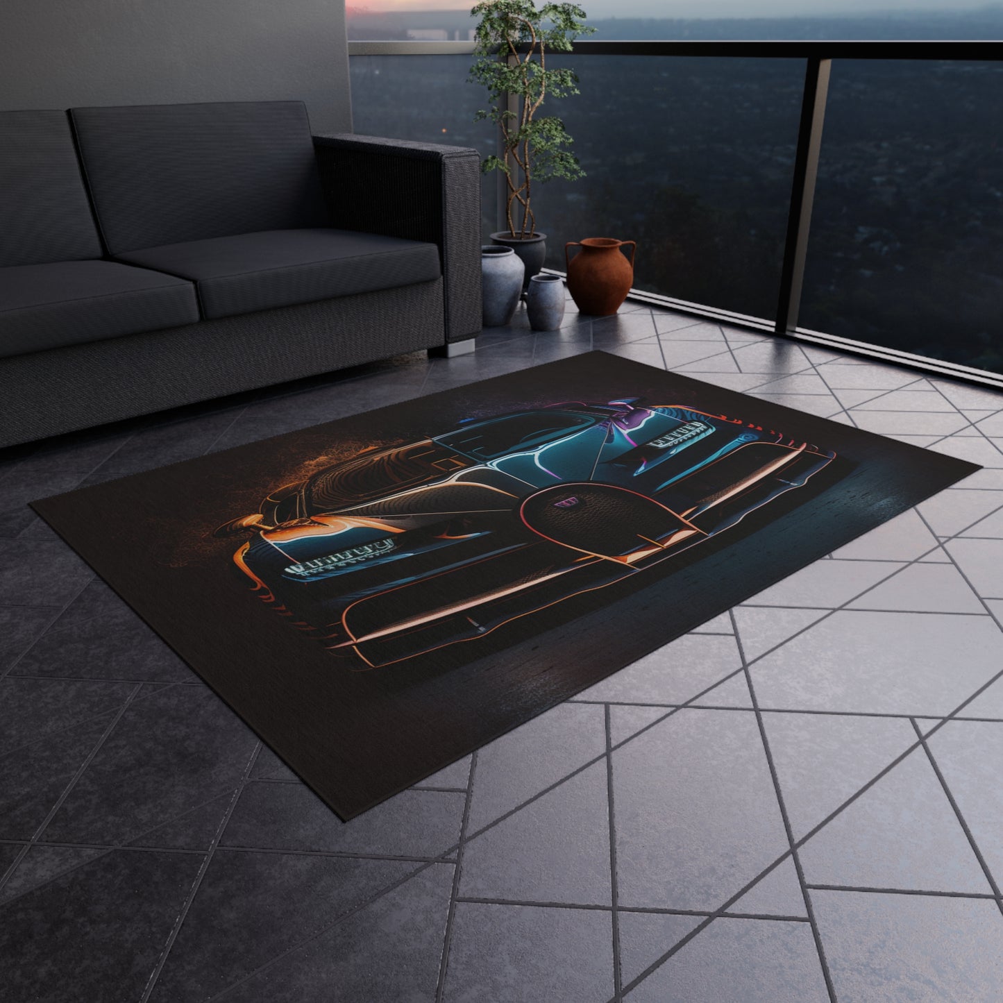 Outdoor Rug  Bugatti Chiron Super 3