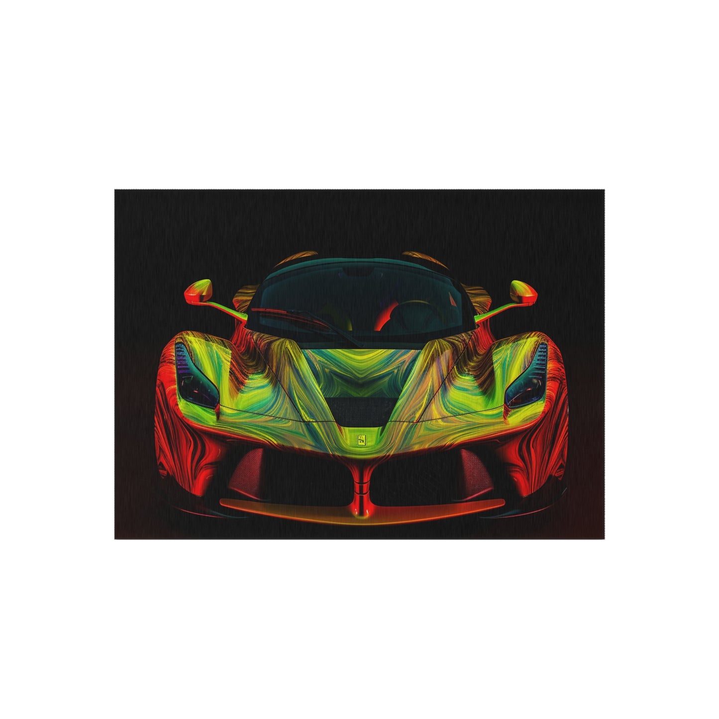 Outdoor Rug  Ferrari Neon 1