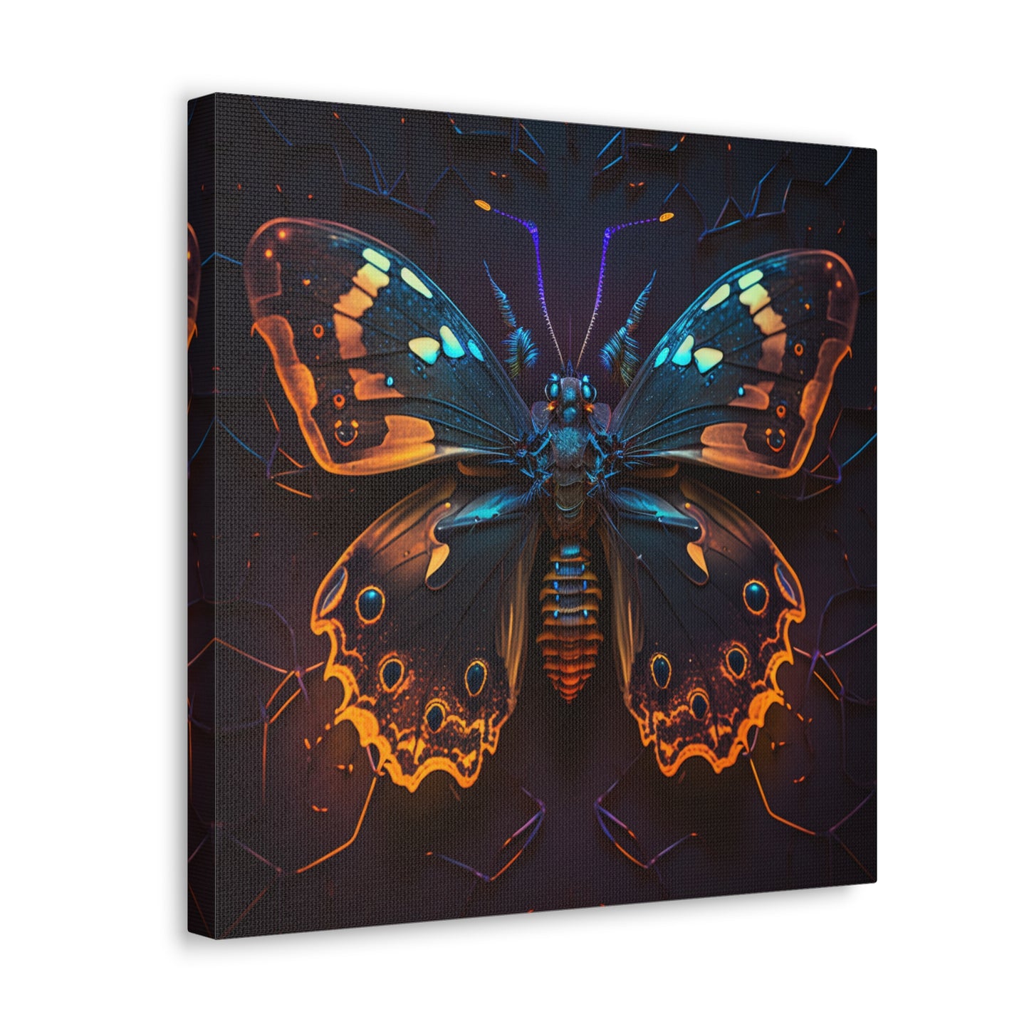 Canvas Gallery Wraps Neon Hue Butterfly 2