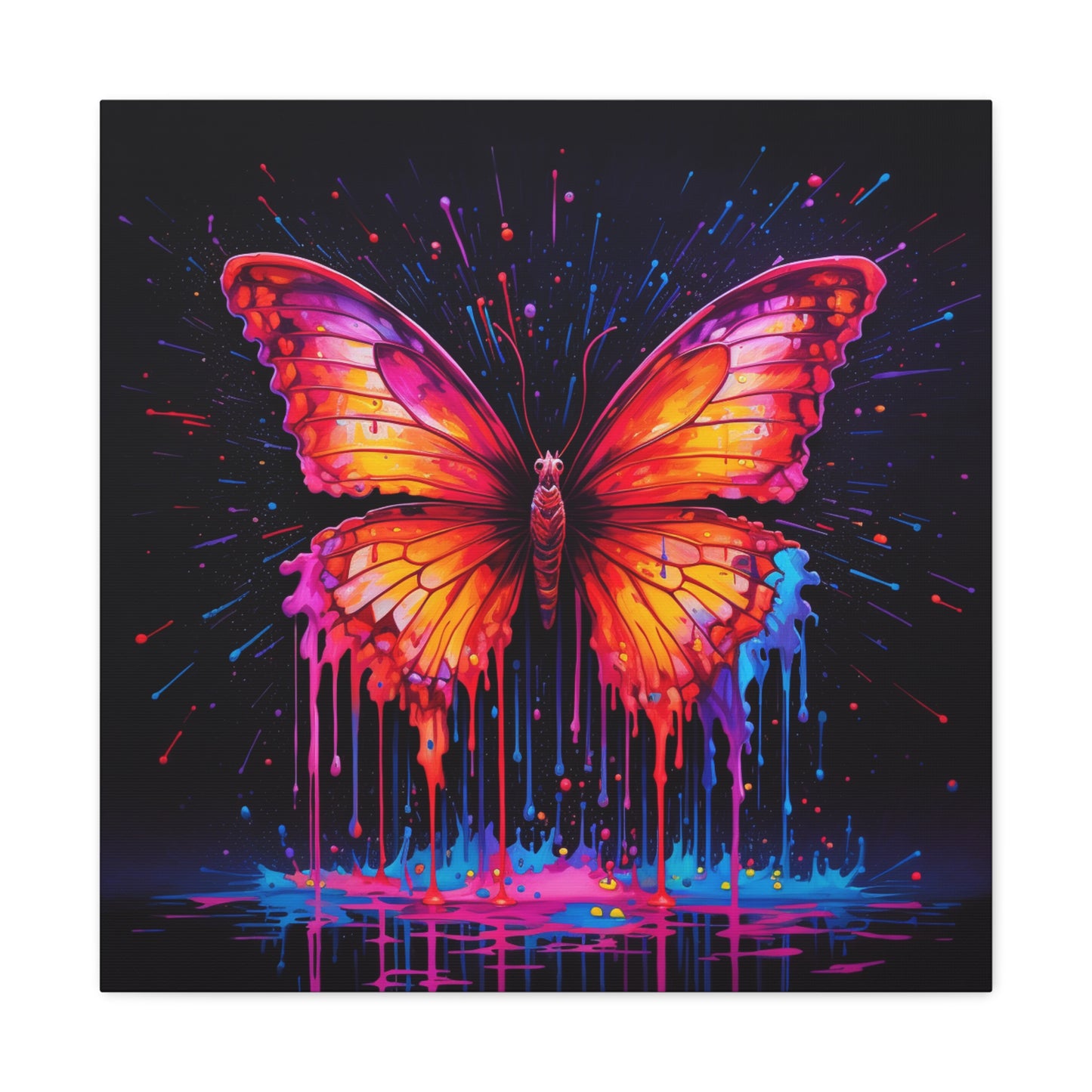 Canvas Gallery Wraps Pink Butterfly Flair 4