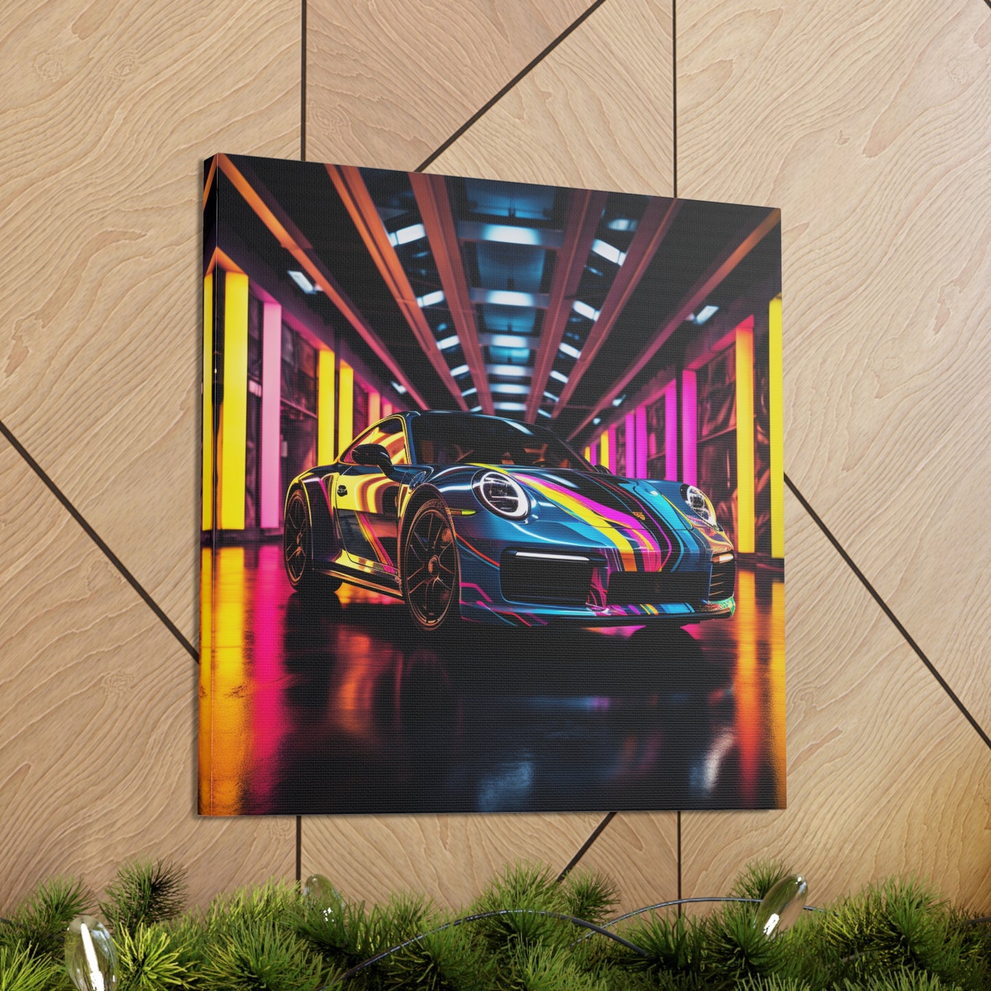 Canvas Gallery Wraps Macro Porsche 1