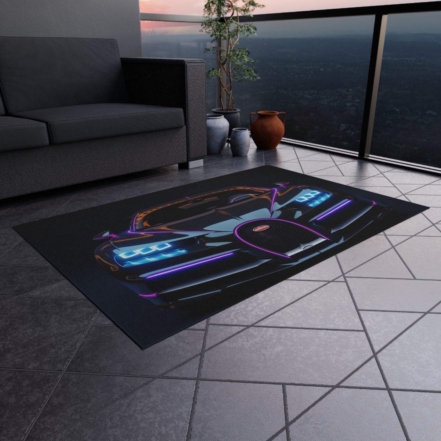 Outdoor Rug  Hyper Bugatti Chiron 2