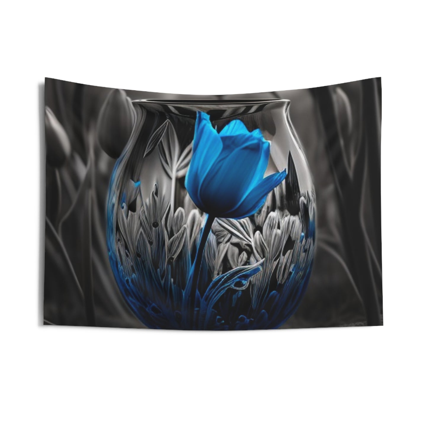 Indoor Wall Tapestries Tulip Blue 1
