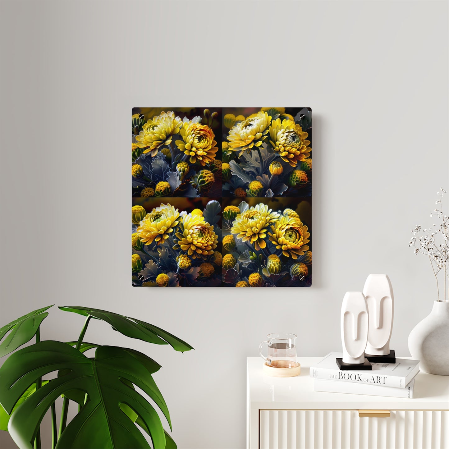 Acrylic Wall Art Panels Yellow Hermosas Flores Amarillas 5