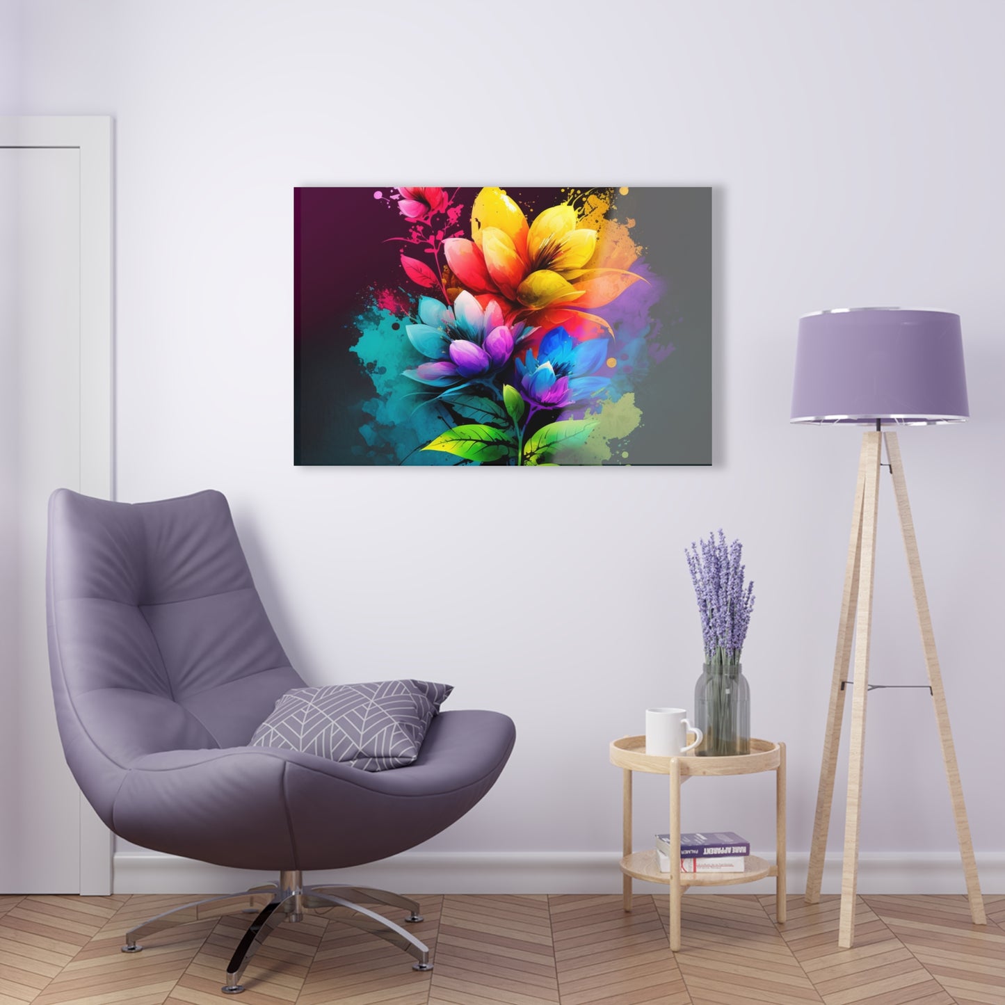 Acrylic Prints Bright Spring Flowers 3