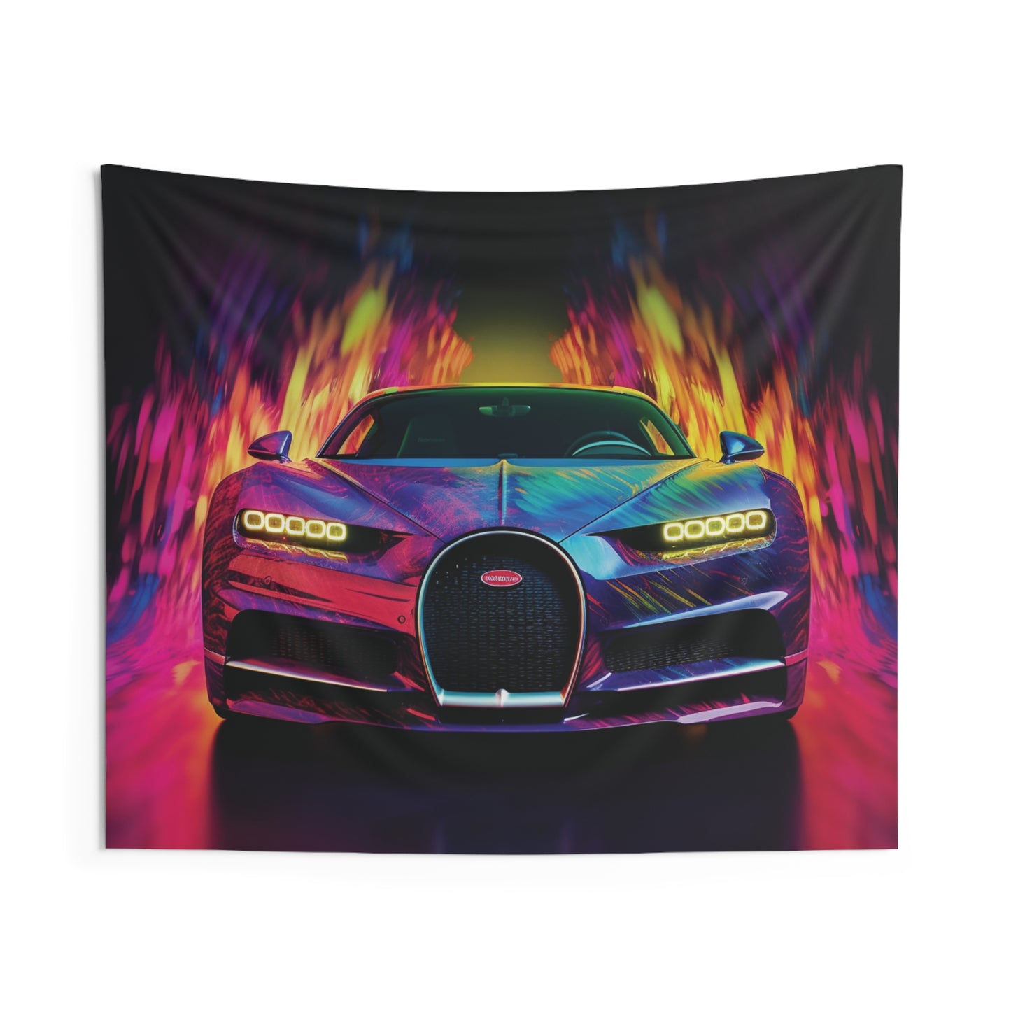 Indoor Wall Tapestries Florescent Bugatti Flair 3