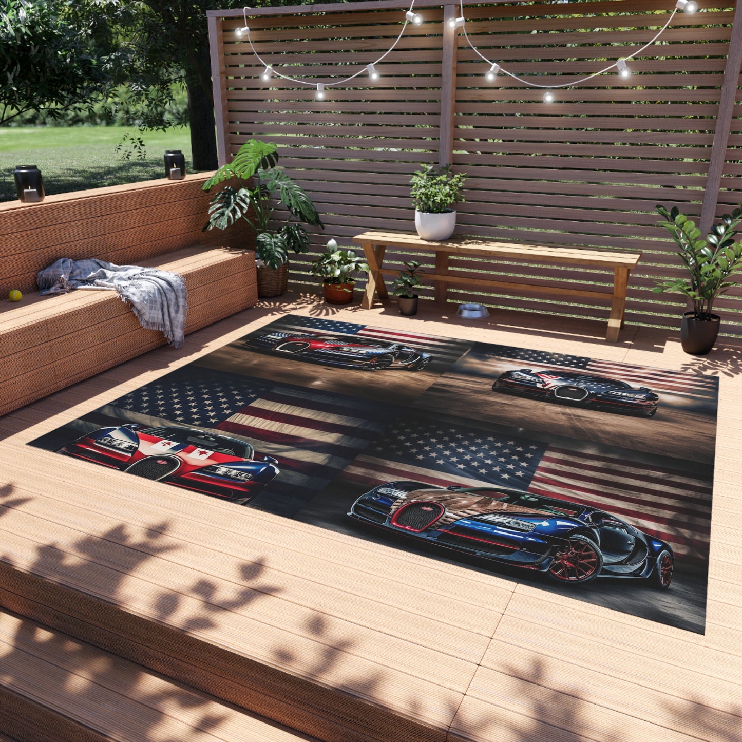 Outdoor Rug  Bugatti American Flag 5