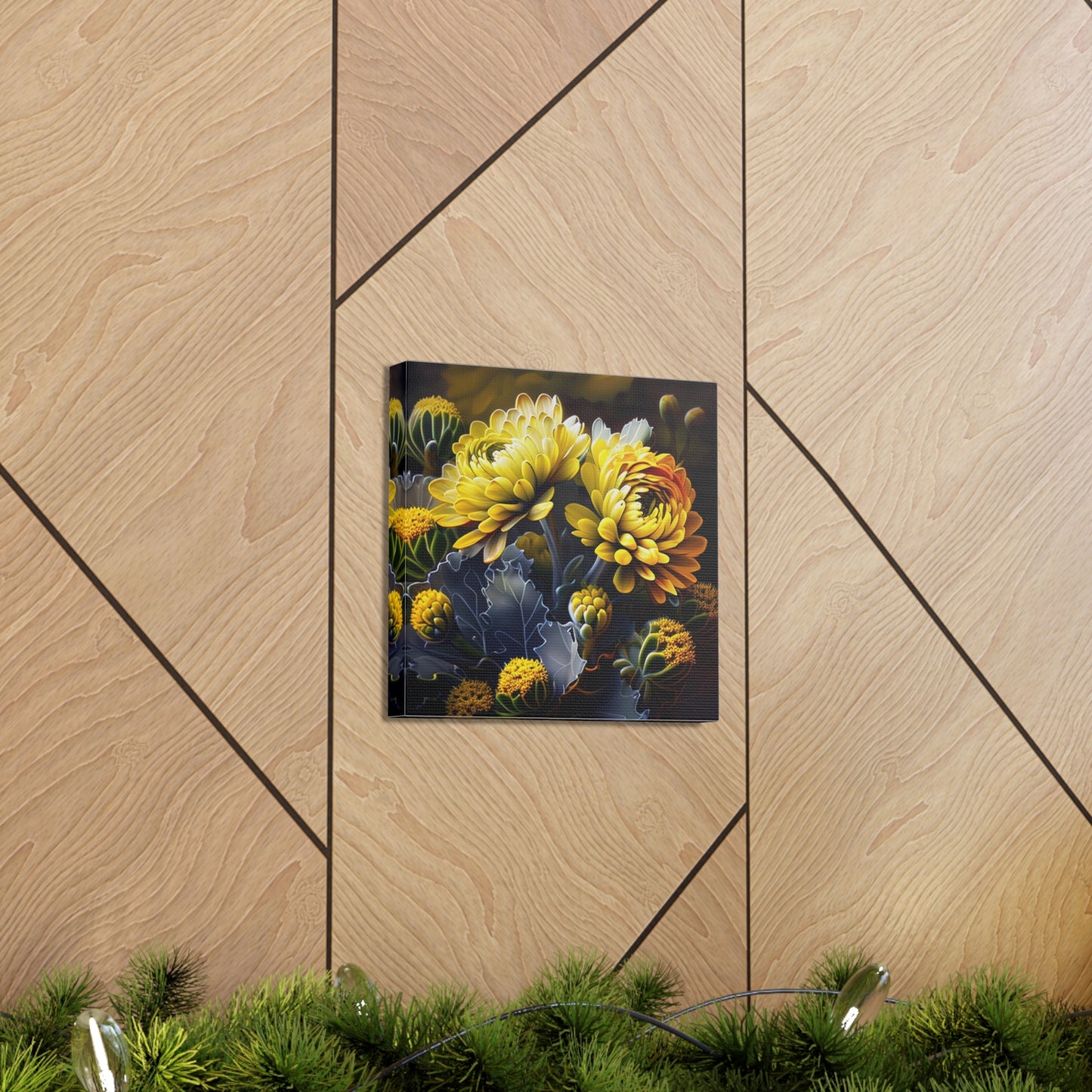 Canvas Gallery Wraps Yellow Hermosas Flores Amarillas 1