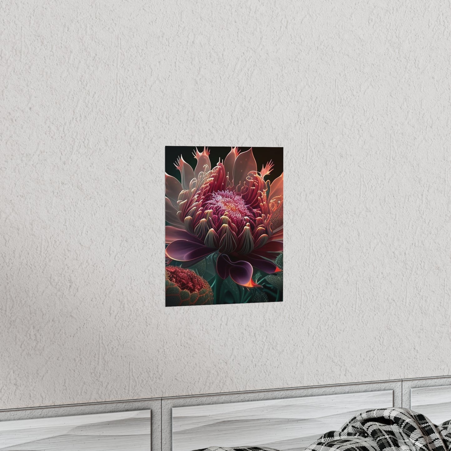 Premium Matte Vertical Posters Flower Arangment 1