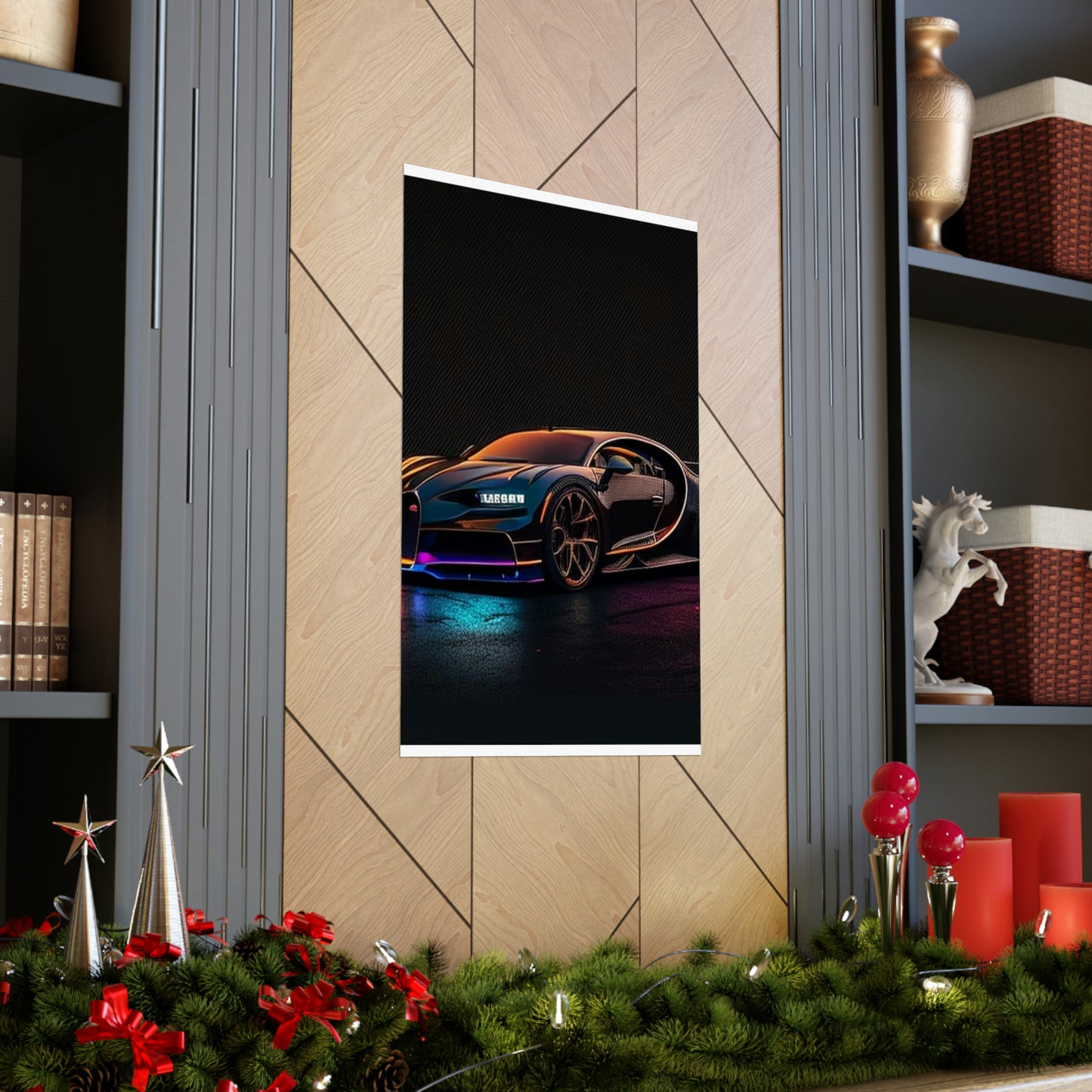 Premium Matte Vertical Posters Bugatti Chiron Super 4