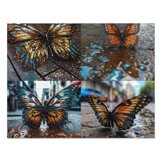 Jigsaw Puzzle (30, 110, 252, 500,1000-Piece) Water Butterfly Street 5