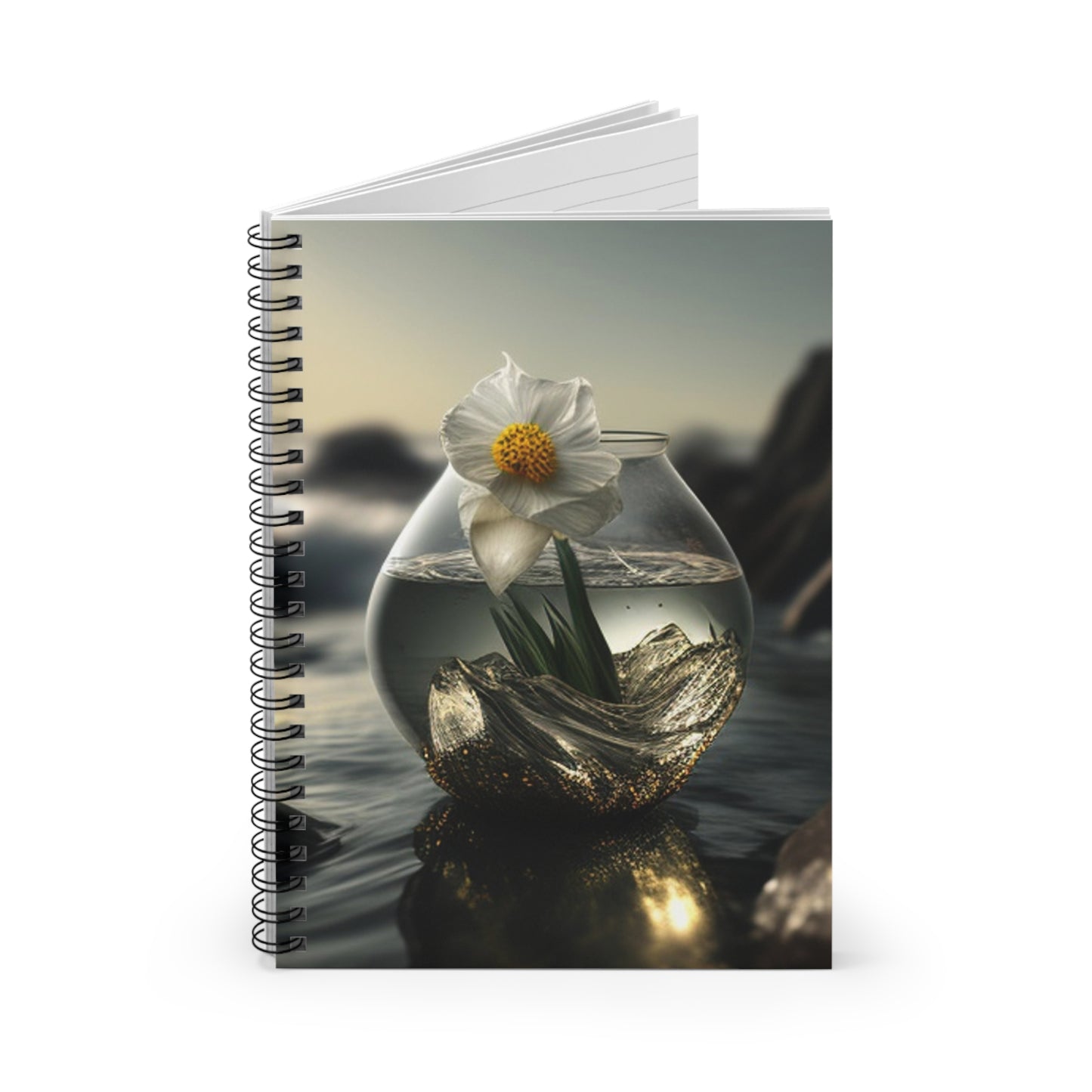 Spiral Notebook - Ruled Line Daffodil 1