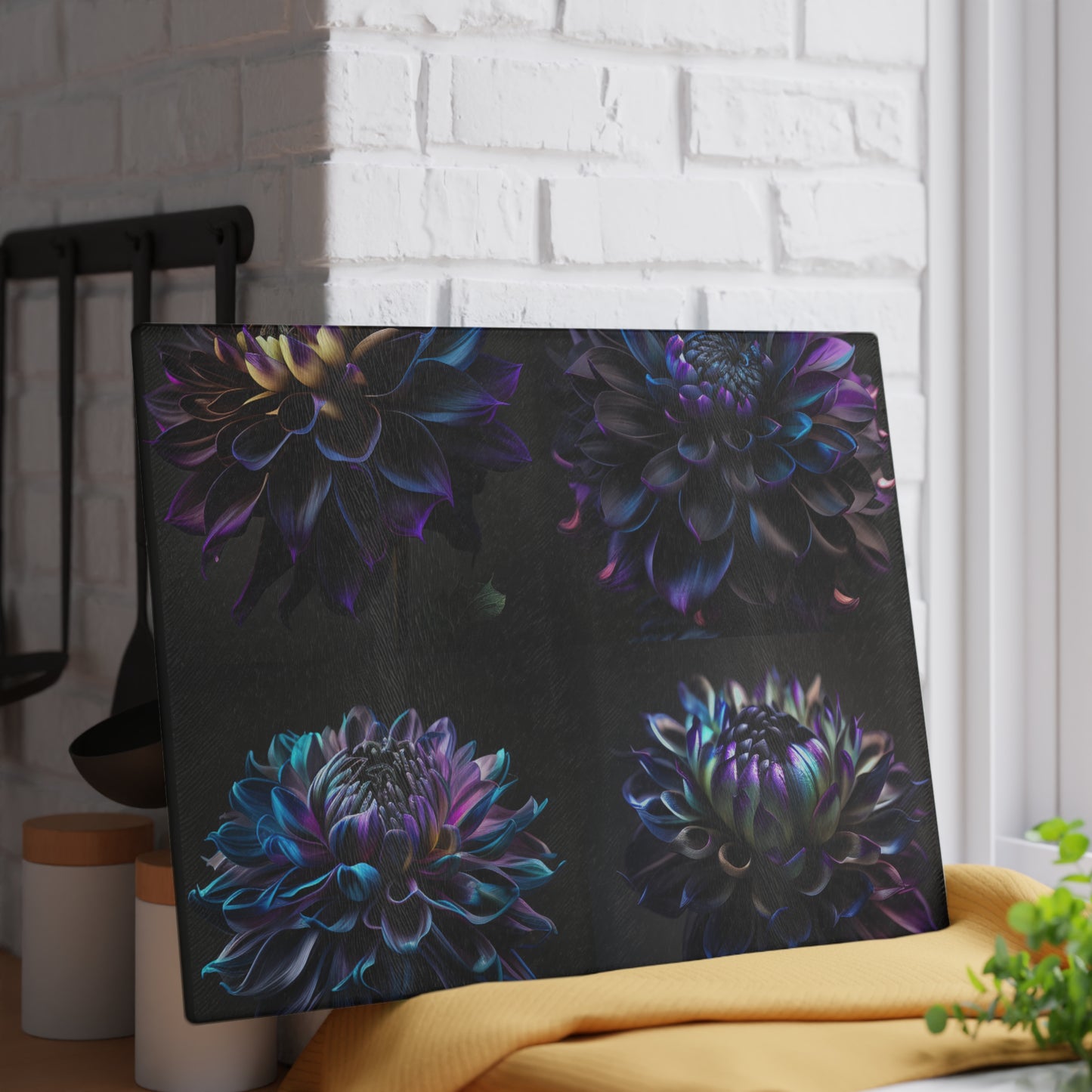 Glass Cutting Board Dahlia Purple 5