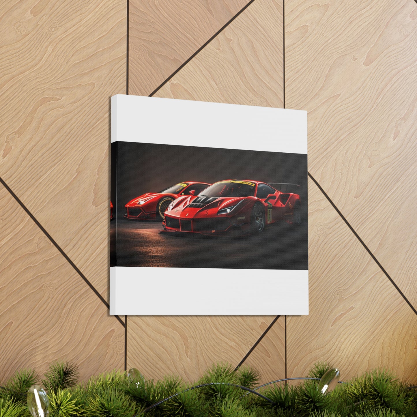 Canvas Gallery Wraps Ferrari Red 4