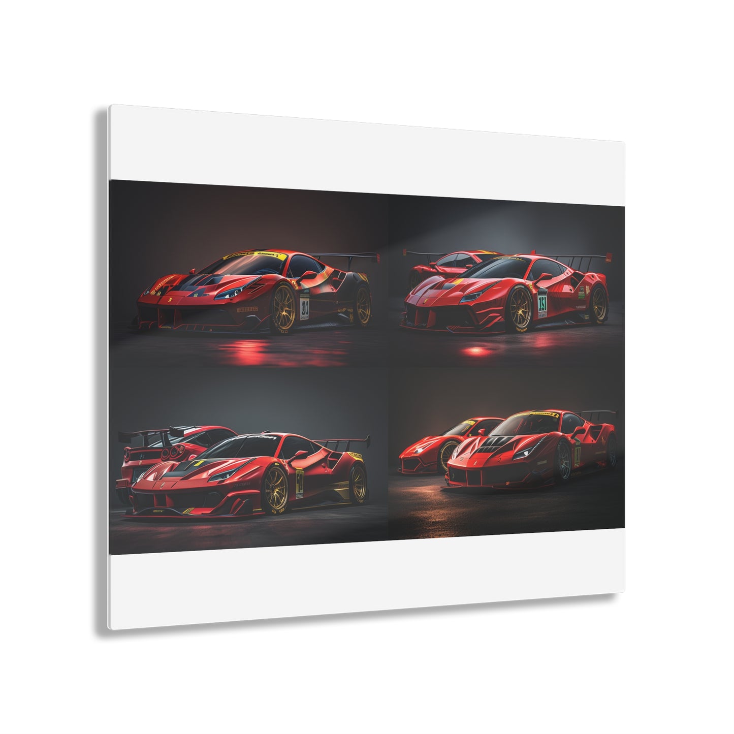 Acrylic Prints Ferrari Red 5