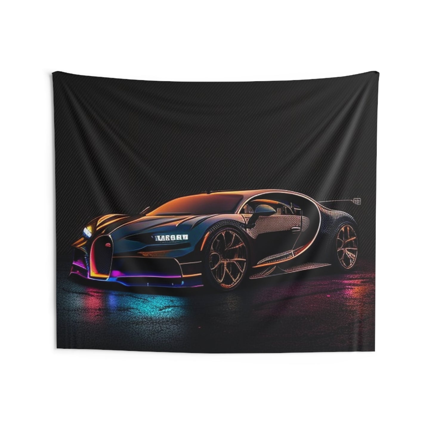 Indoor Wall Tapestries Bugatti Chiron Super 4