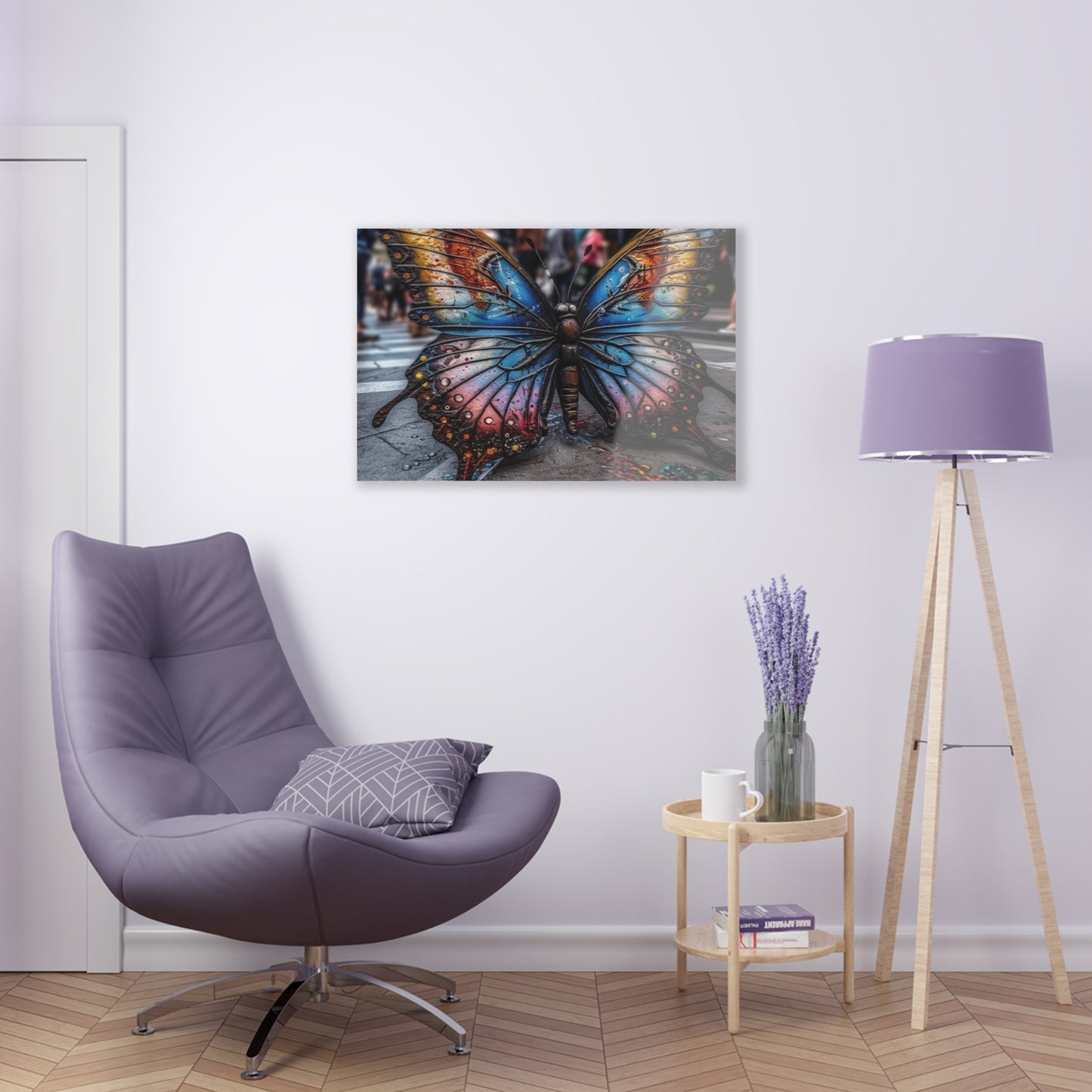 Acrylic Prints Liquid Street Butterfly 4