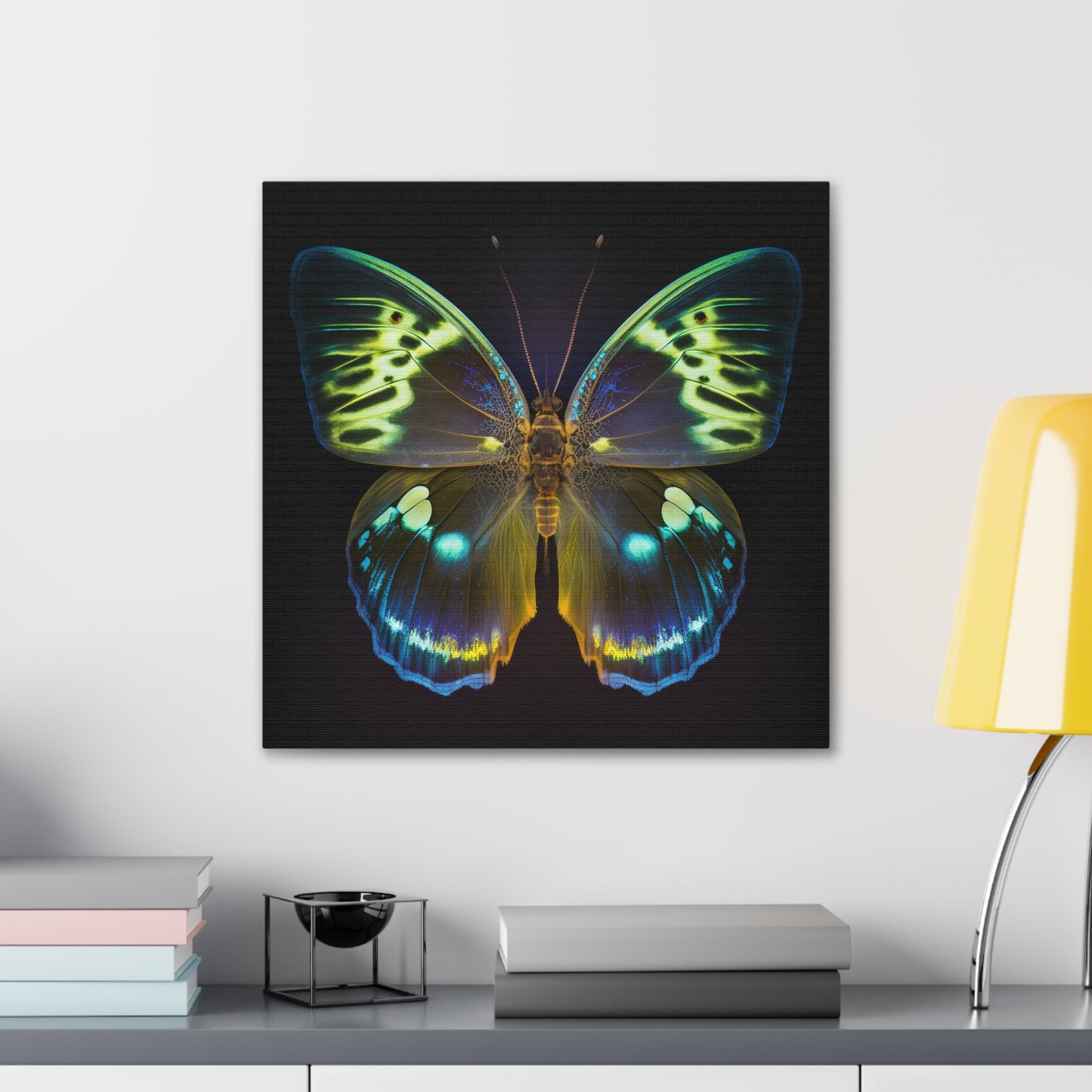 Canvas Gallery Wraps Neon Hue Butterfly 1
