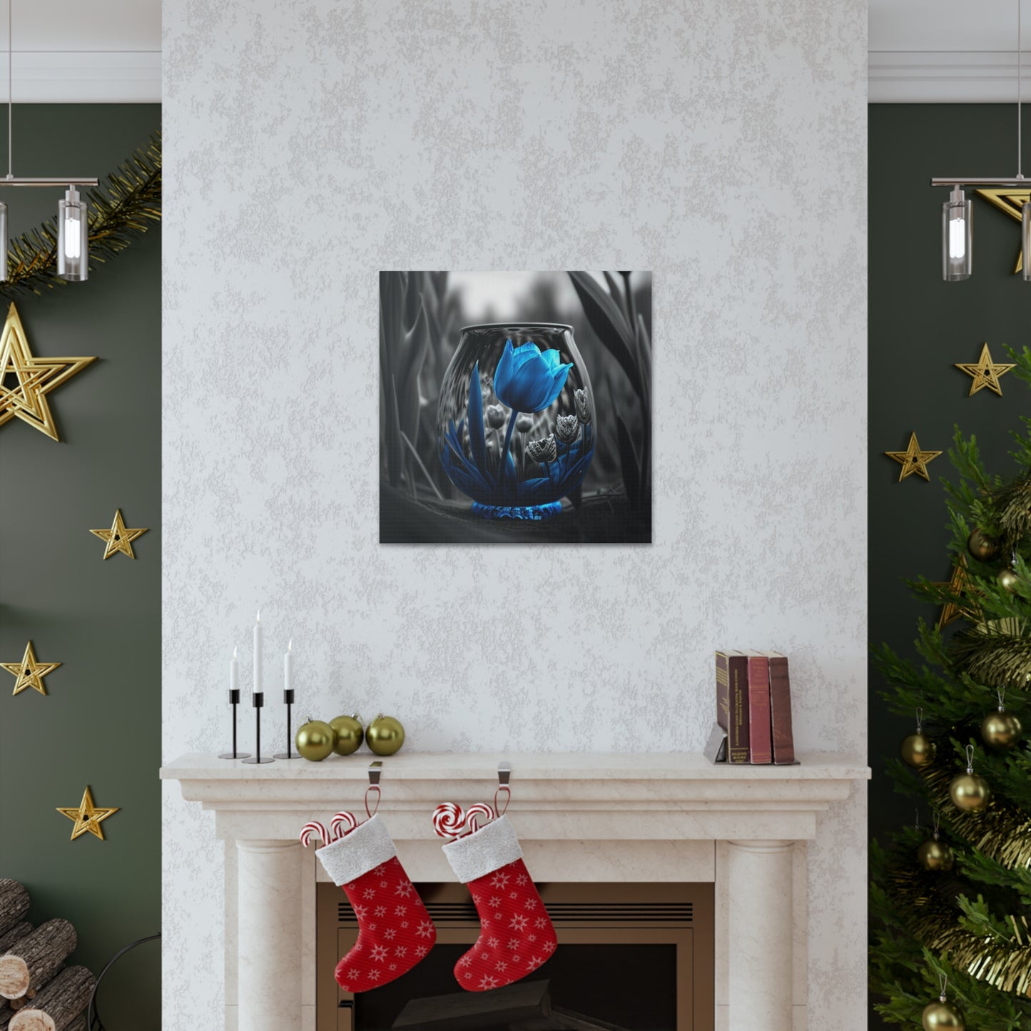 Canvas Gallery Wraps Tulip Blue 4