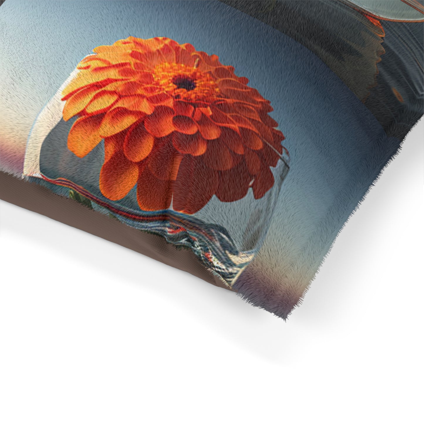 Pet Bed Orange Zinnia 5