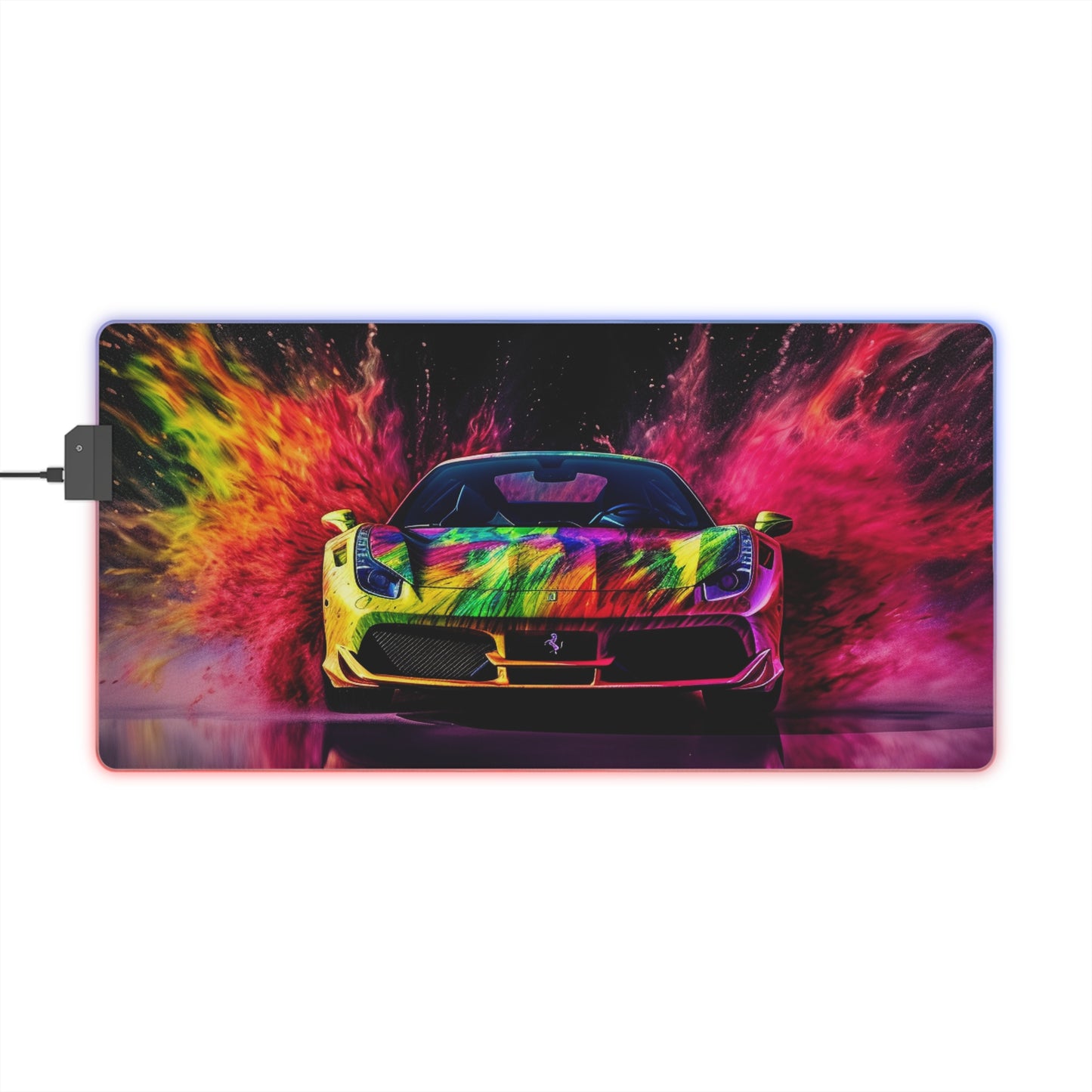 LED Gaming Mouse Pad Farrari Water 2