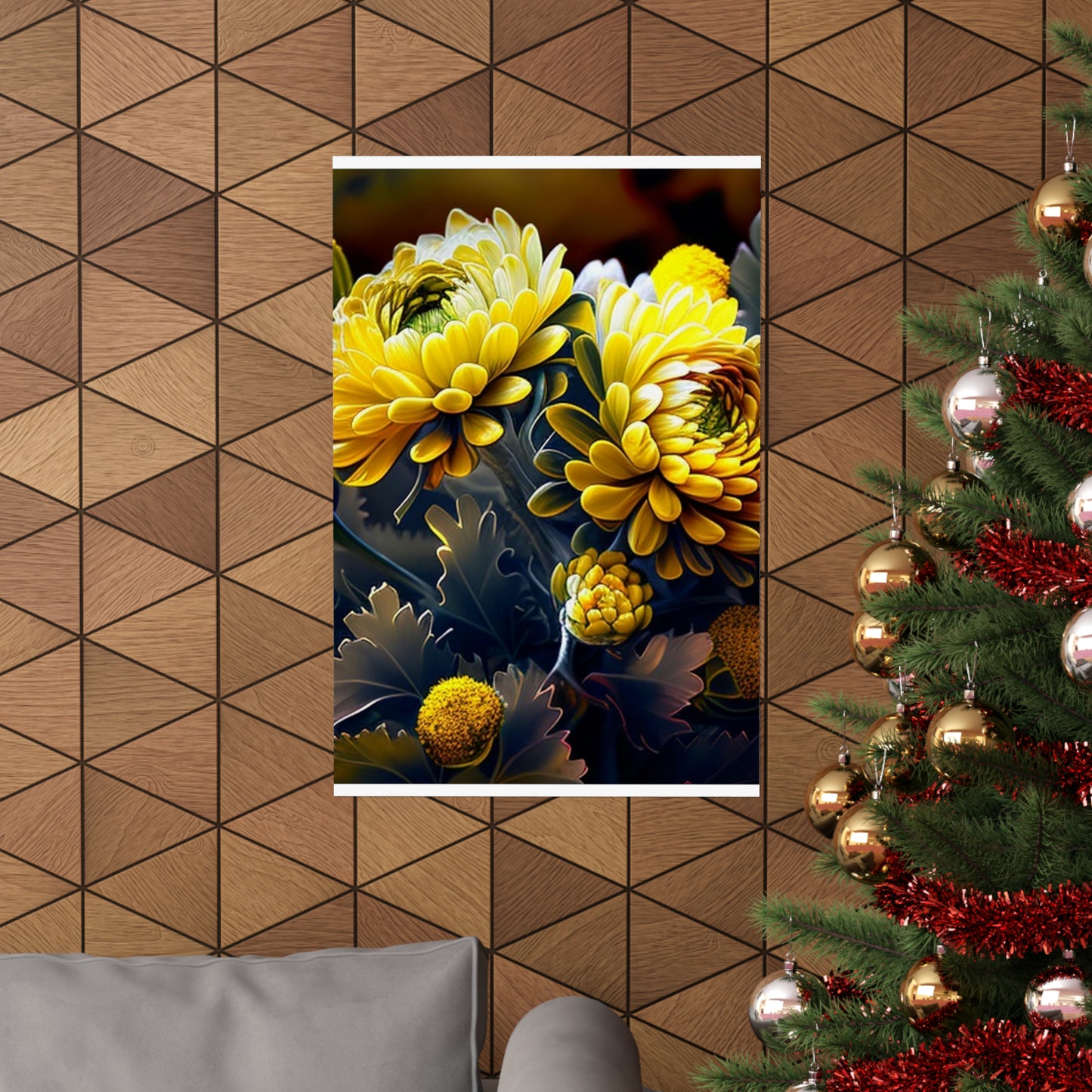 Premium Matte Vertical Posters Yellow Hermosas Flores Amarillas 3