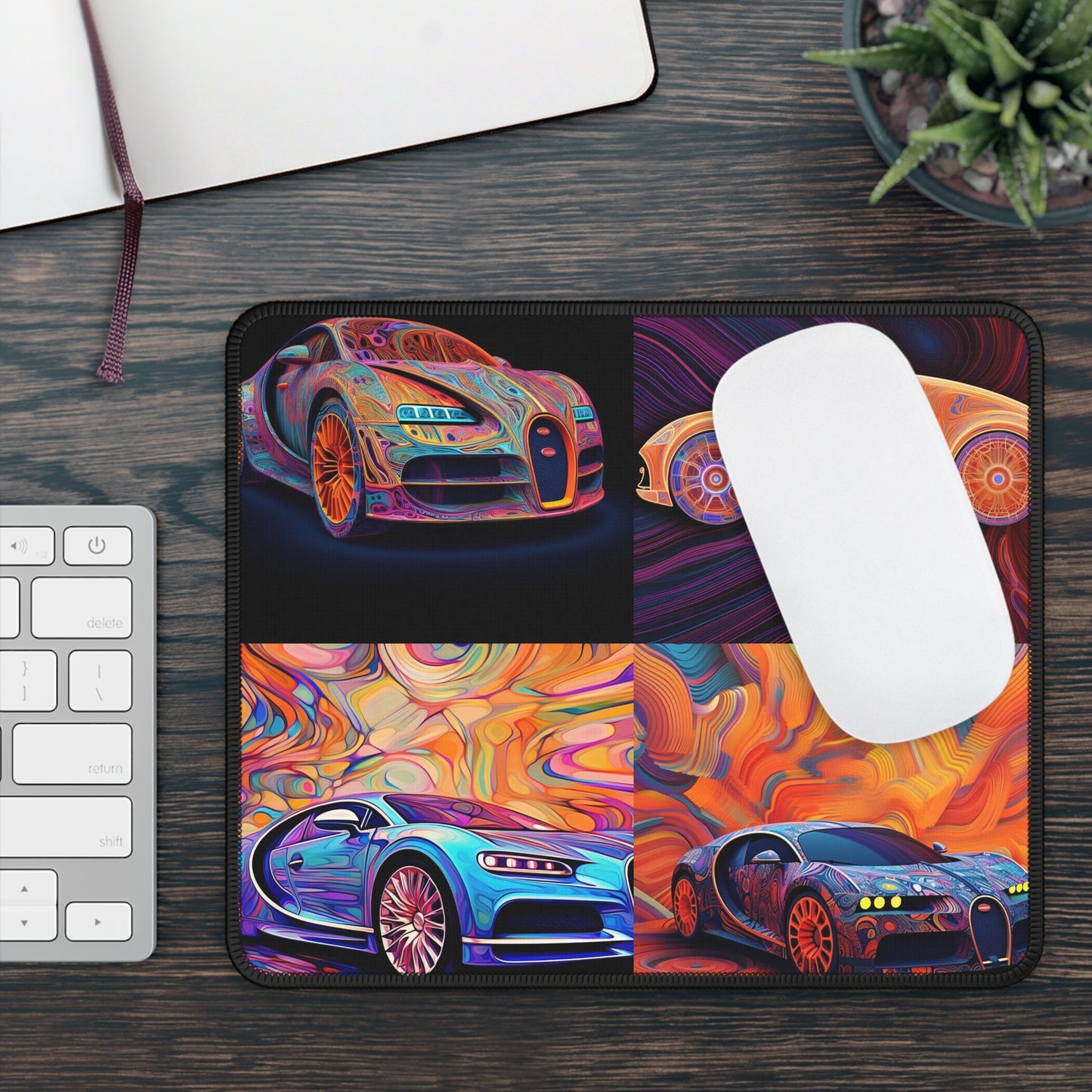 Gaming Mouse Pad  Bugatti Abstract Concept 5