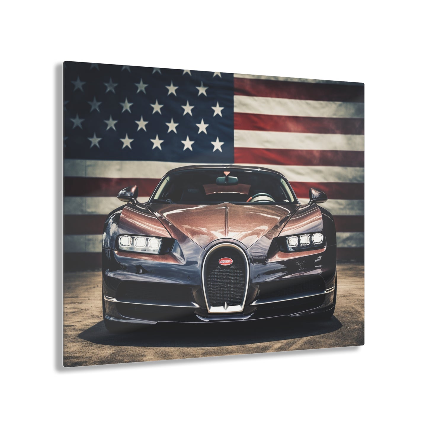 Acrylic Prints Bugatti Flag 4