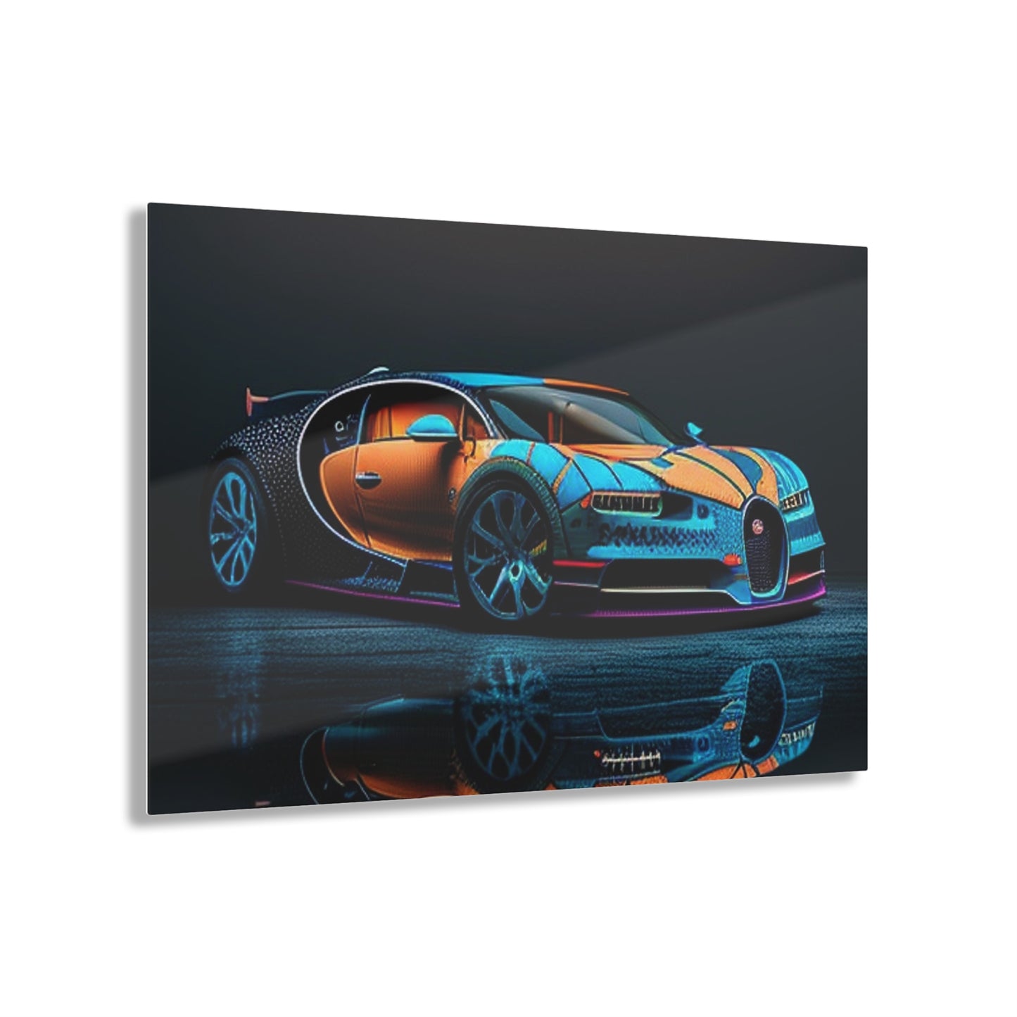 Acrylic Prints Bugatti Blue 1