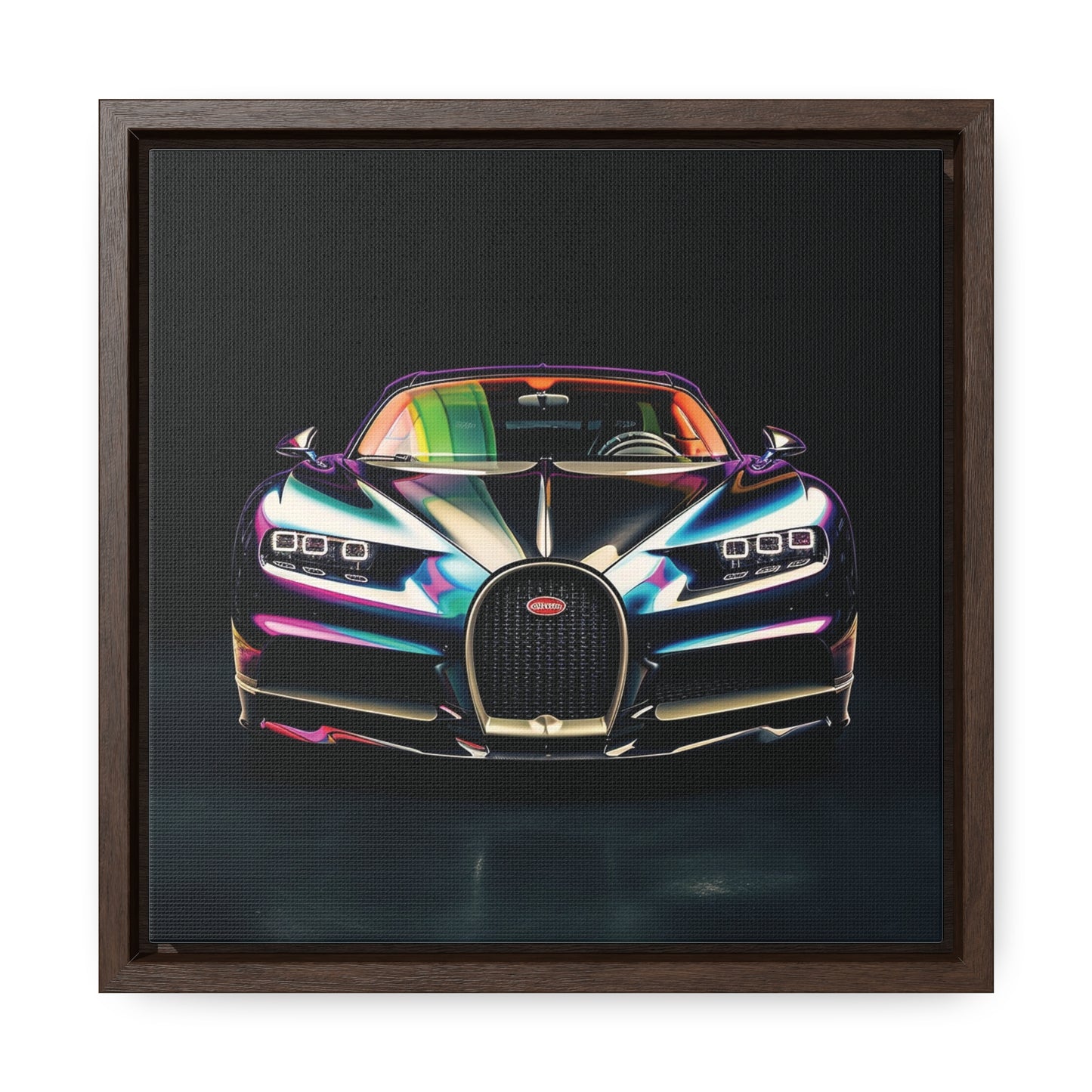 Gallery Canvas Wraps, Square Frame Hyper Bugatti Chiron 4