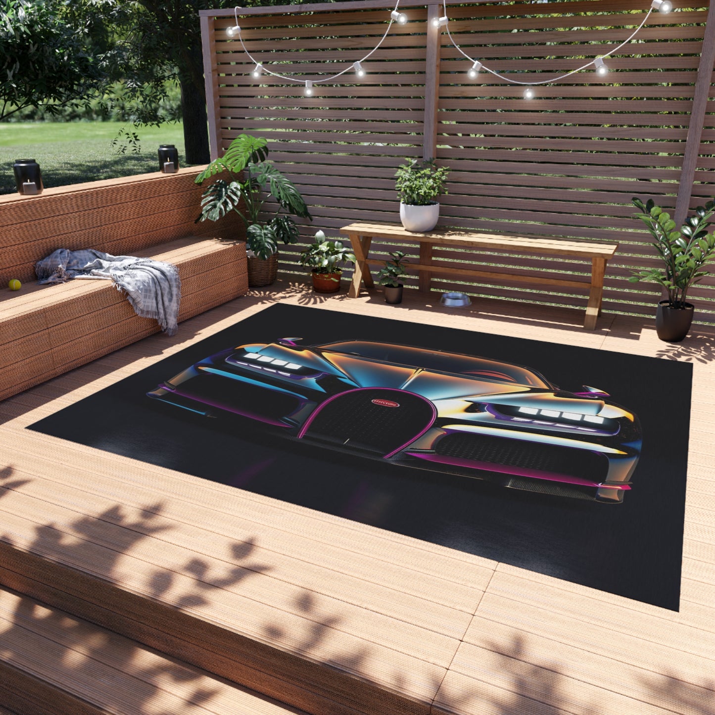 Outdoor Rug  Hyper Bugatti Chiron 1