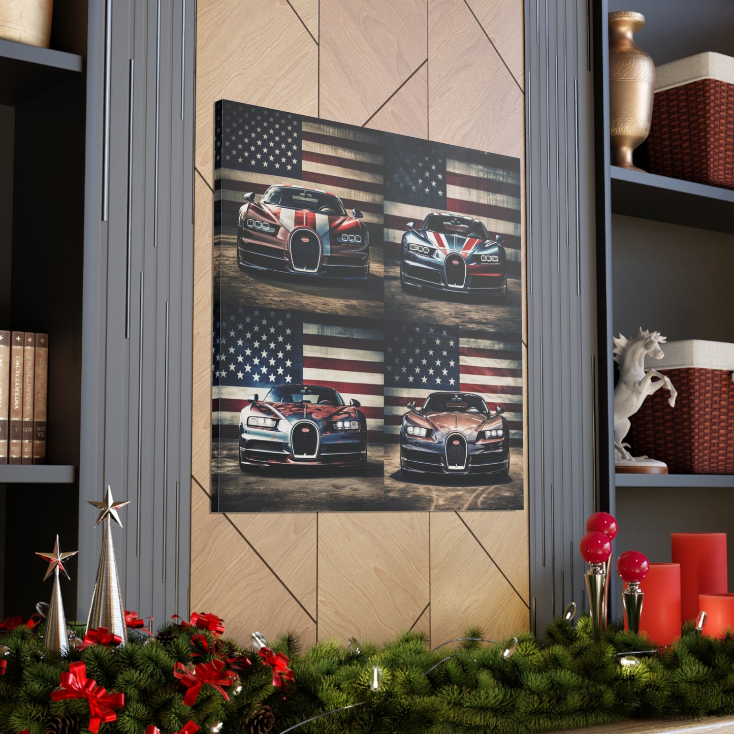 Canvas Gallery Wraps Bugatti Flag 5