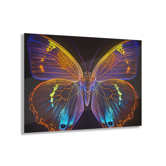 Acrylic Prints Neon Butterfly Flair 2